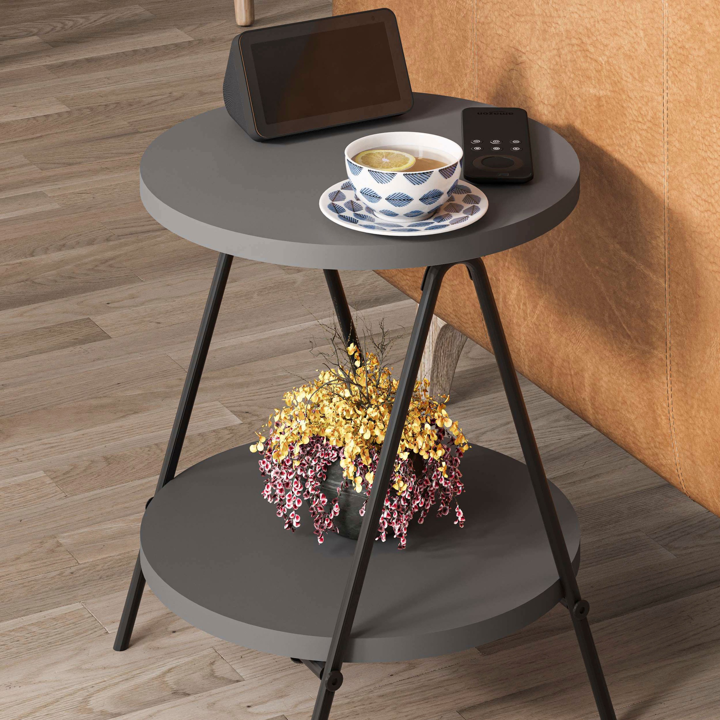 Decortie Beistelltisch »ESSEL BEISTELLTISCH«, (Packung, 1 St.), Leichte Montage, Lagerung, Platzsparend