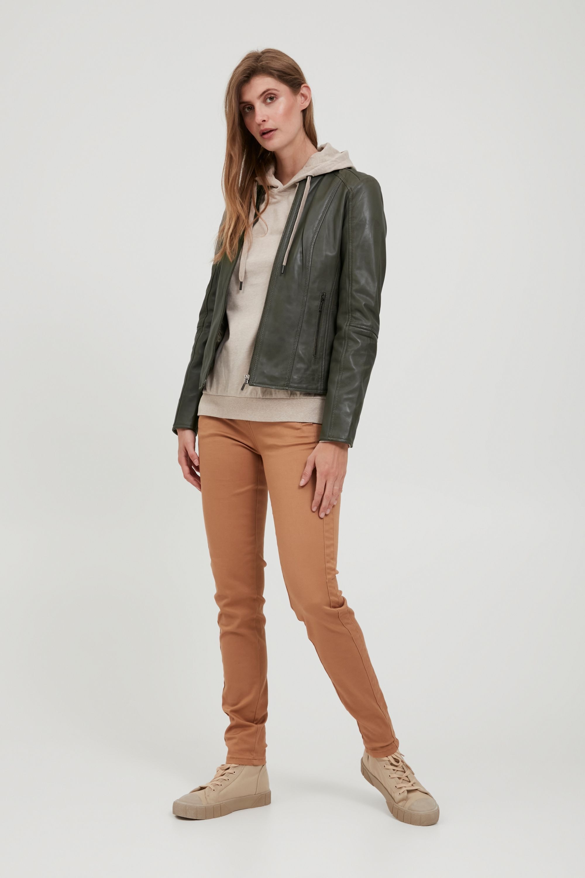 fransa Lederjacke »Lederjacke FRBaleather«