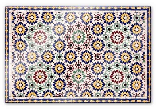 Wall-Art Küchenrückwand »Spritzschutz Orientalische Kacheln«