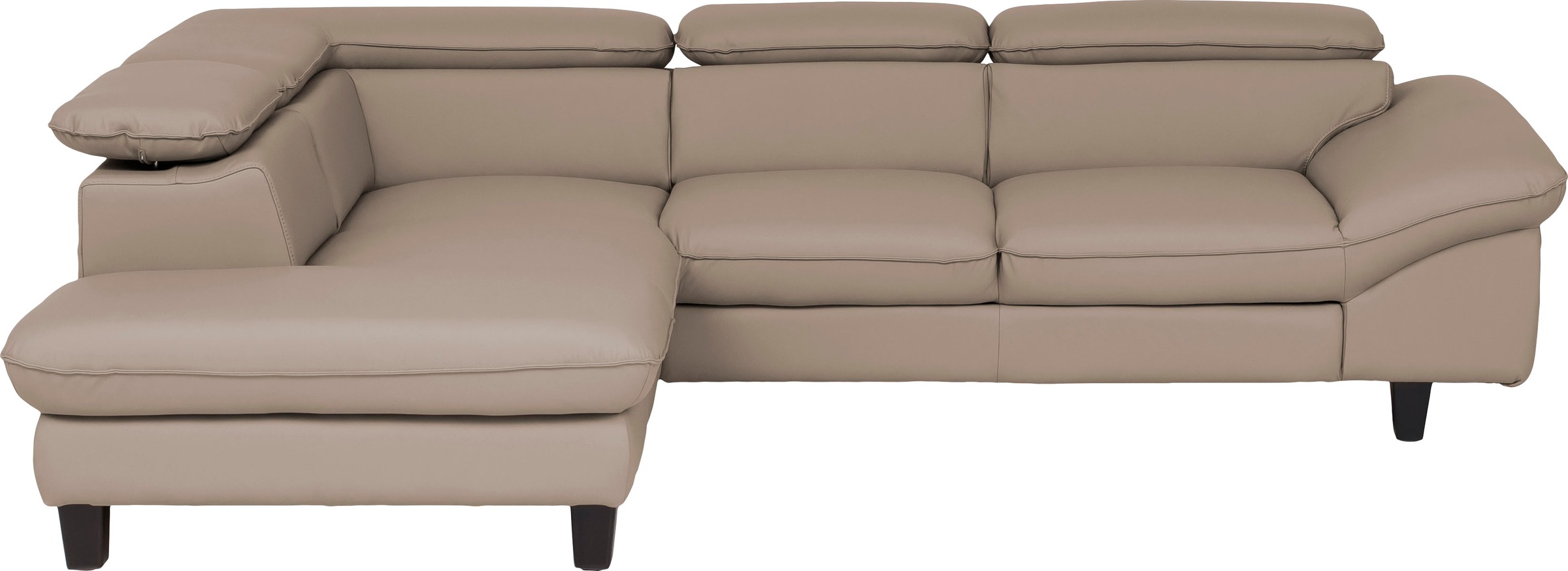 Home affaire Ecksofa »Pilot L-Form« mit Kopfteilverstellung, wahlweise mit Bettfunktion & Bettkasten