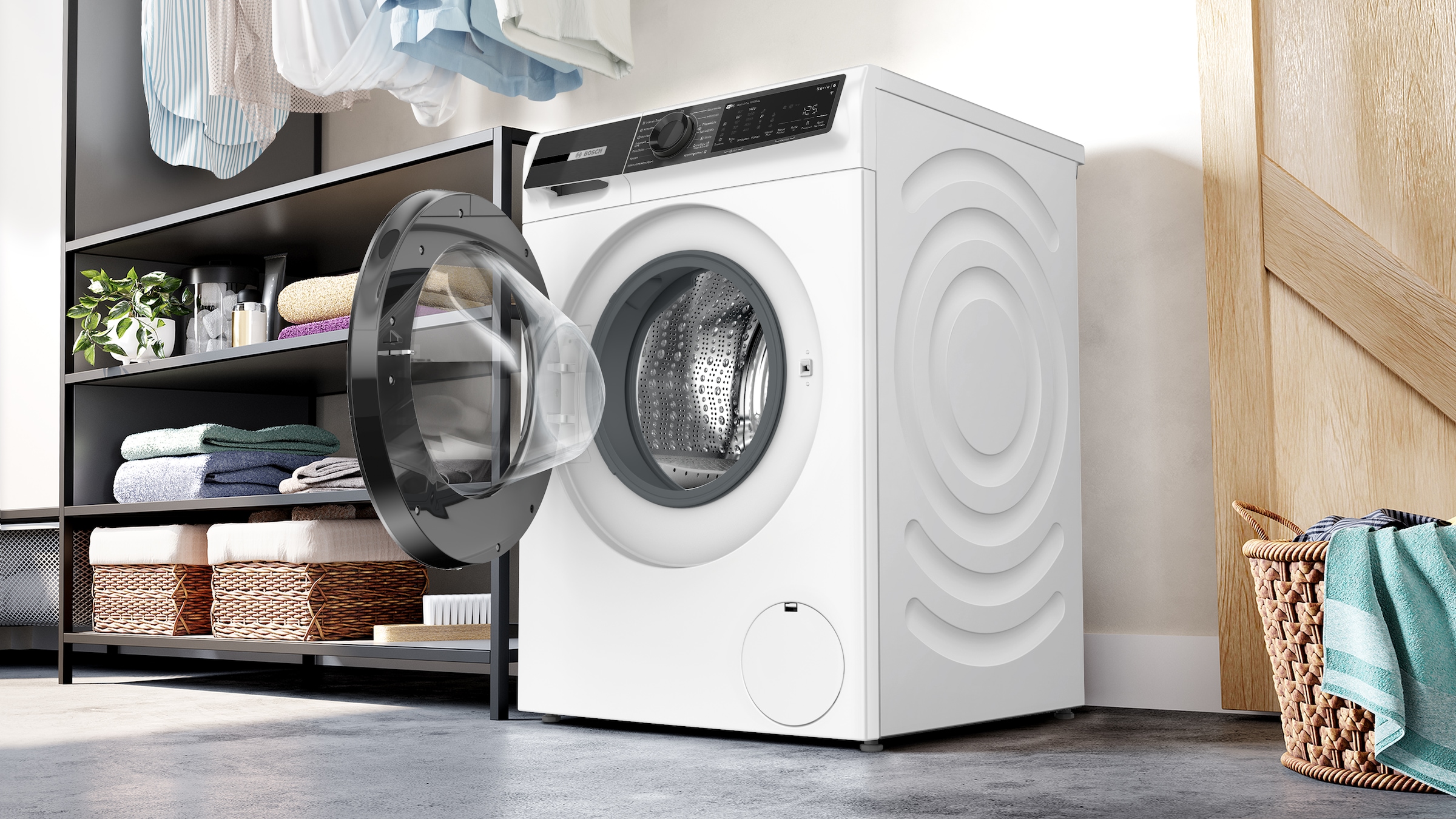 BOSCH Waschtrockner »WNG24443« Serie 6 10,5 kg /6 kg 70 dB(A) Waschen & Trocknen von bis zu 5kg Wäsche in einem Durchgang & Auto Dry