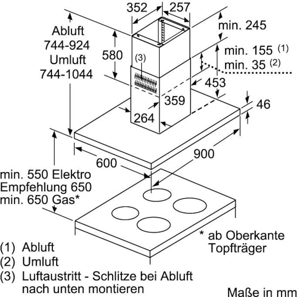 NEFF Inselhaube »I95BBE2N0«, Serie N 50