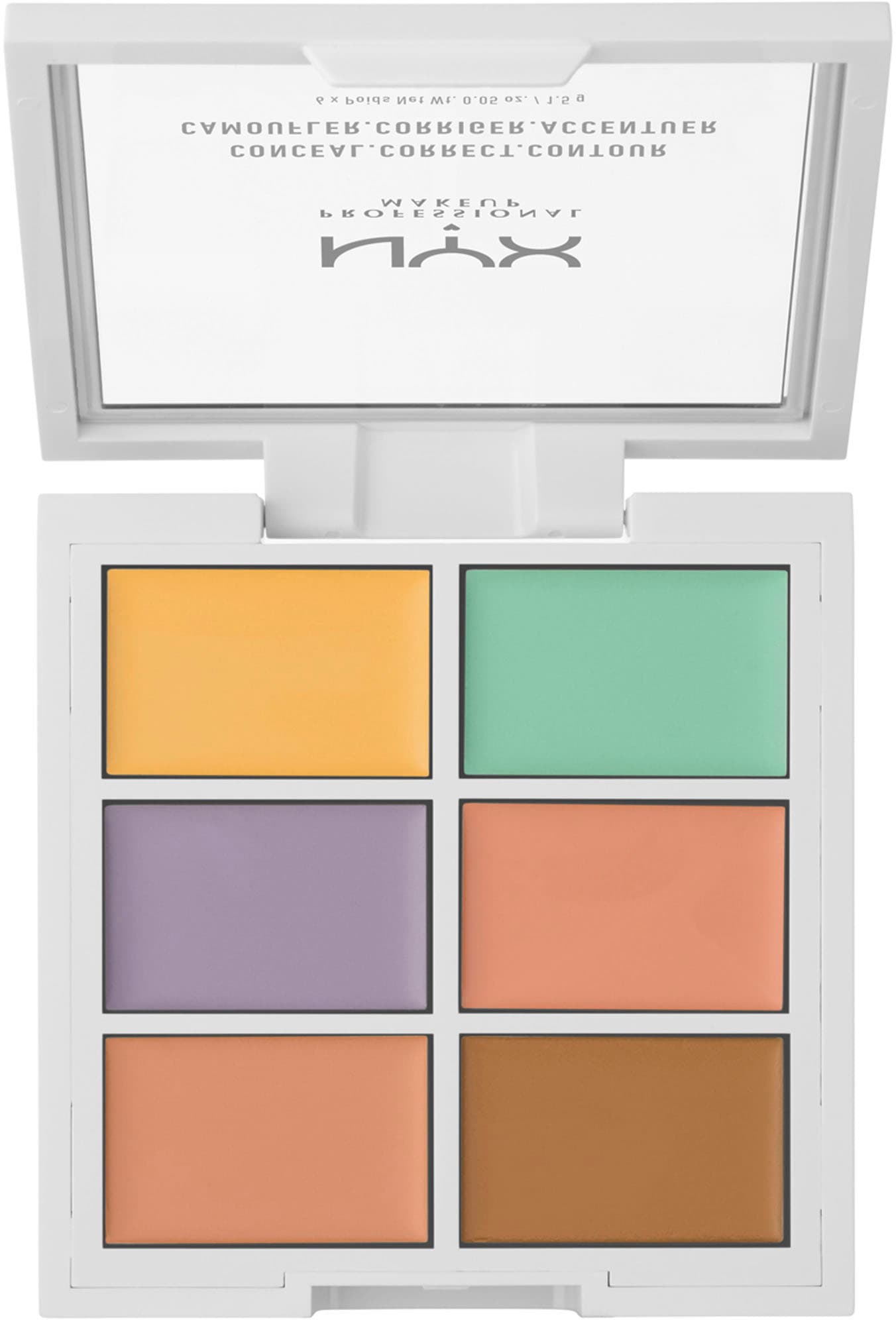 NYX Concealer »NYX Professional Makeup Color Correcting Palette«, mit hoher Deckkraft