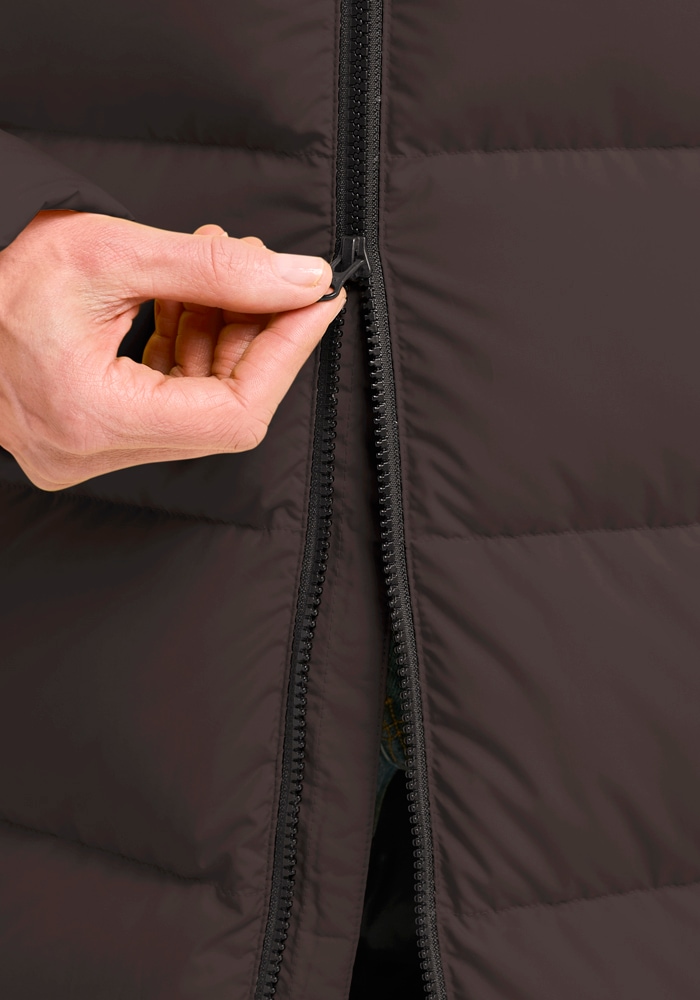 Jack Wolfskin Daunenmantel »FROZEN PALACE COAT W«, Wärmend, winddicht, Daunenjacke