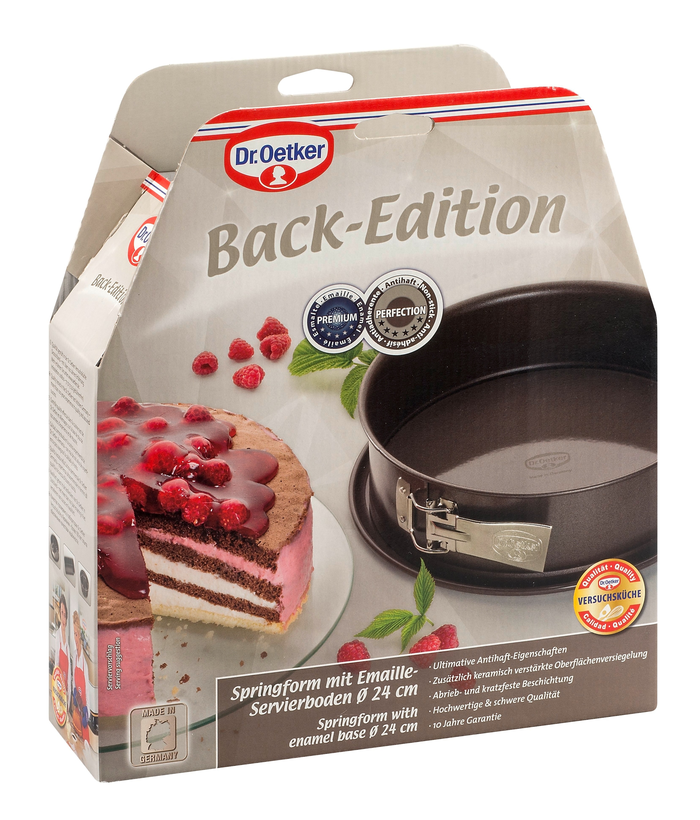 Dr. Oetker Küchenhelfer Springform »Back-Edition, mit Emaille-Servierboden«