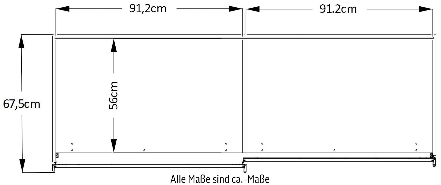 STAUD Schwebetürenschrank »Sinfonie Plus, edles Design in hochwertiger Qualität, Made in Germany« Mit vier verschiedenen Ausstattungsvarianten