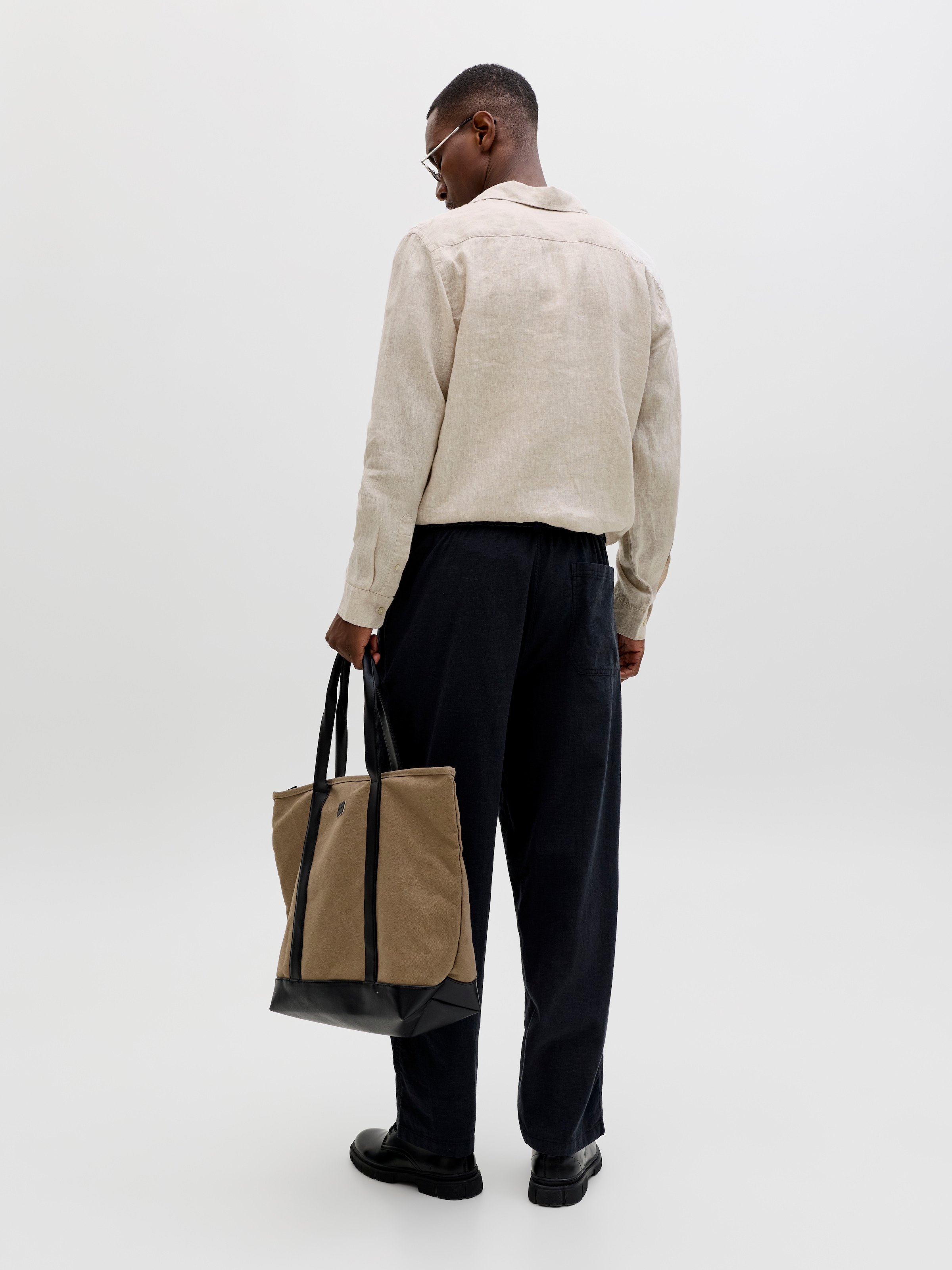Jack & Jones Langarmhemd »JPRBLALAWRENCE LINEN LS SHIRT SN«