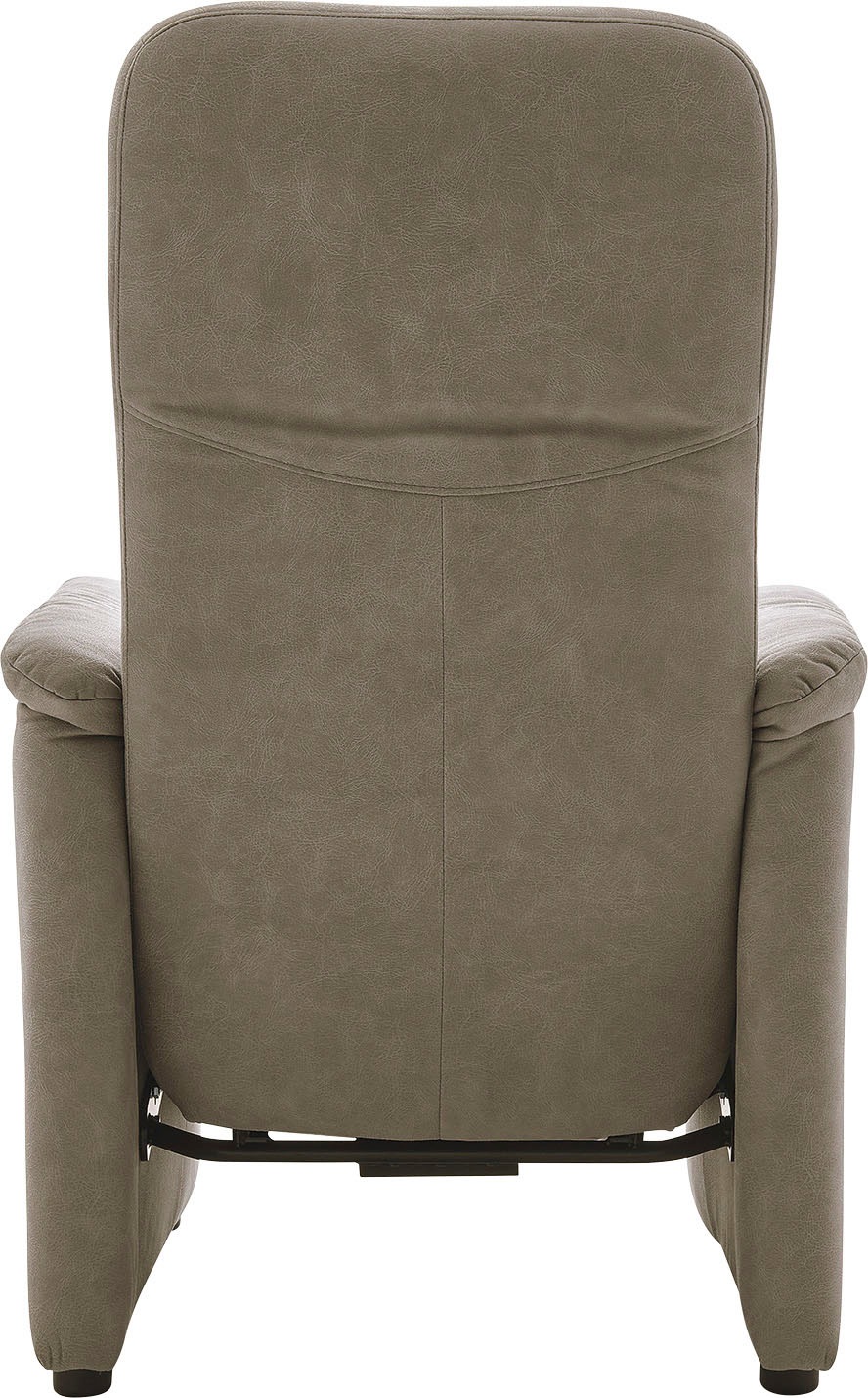 CALIZZA INTERIORS Relaxsessel »Topas«, inklusiver stufenloser Kopfteilverstellung und mit Verstellung