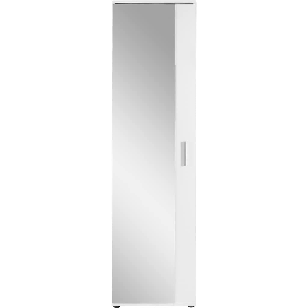 byLIVING Garderobenschrank »Jakob«, mit großem Spiegel, Breite 49 cm