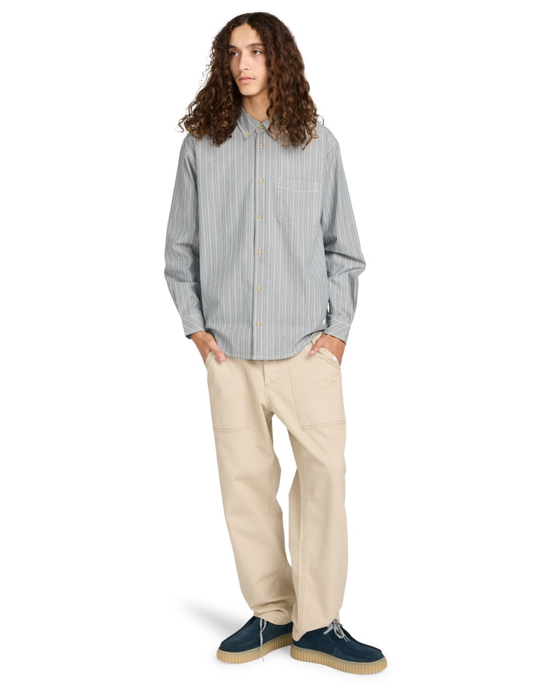 Element Langarmhemd »Button Down Regular Chambray«