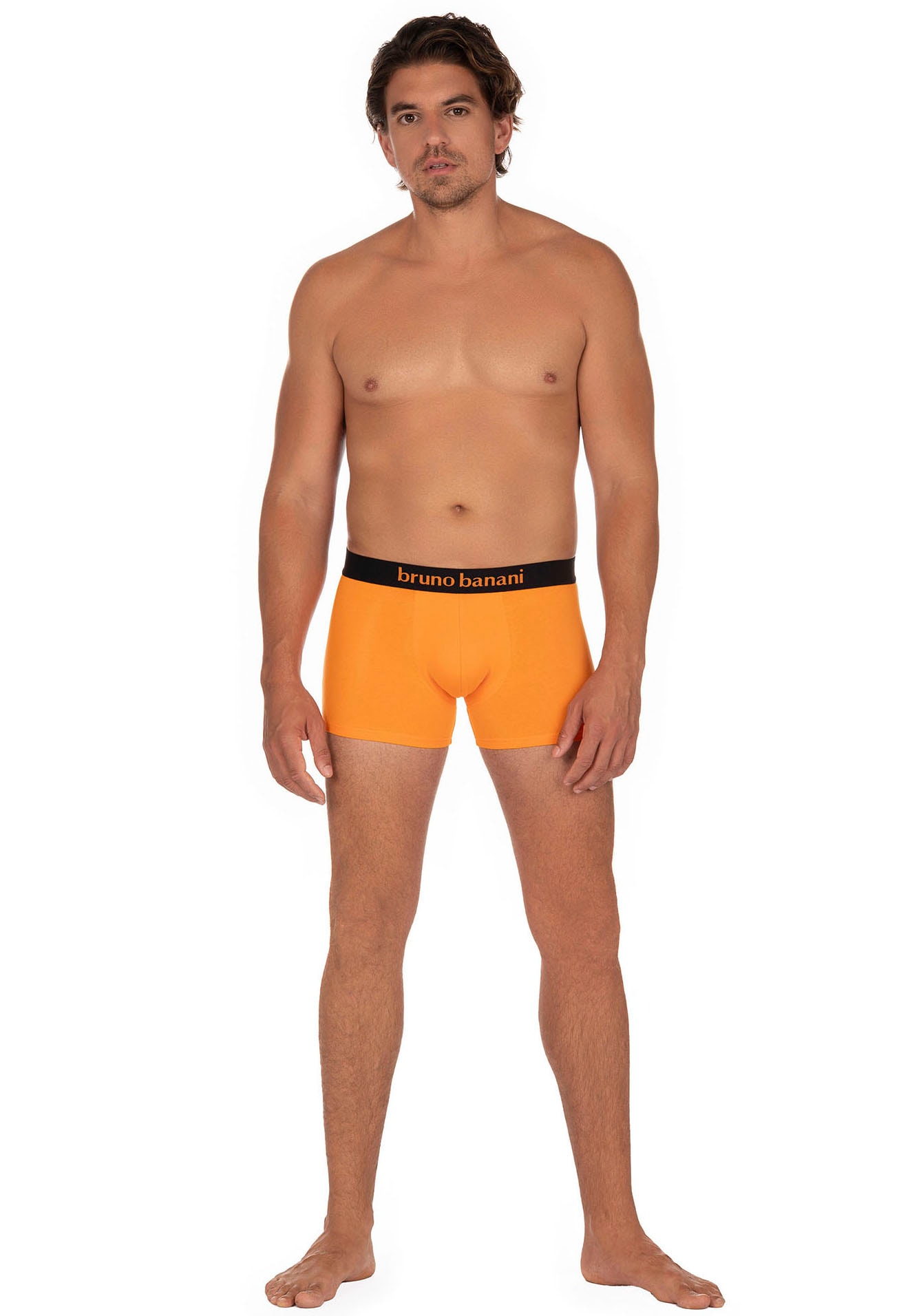 Bruno Banani Boxer, (2er Pack), mit kontrastreichem Logobund