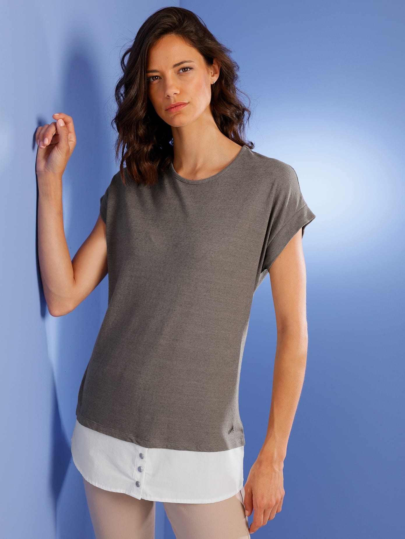 CREATION L PREMIUM 2-in-1-Shirt »Leinen-Viskose-Shirt«