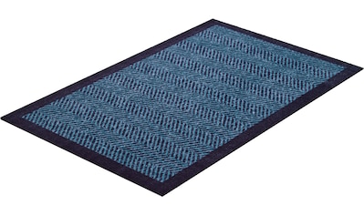 Fußmatte rechteckig, In- OTTO waschbar Bordüre, »Herringbone«, geeignet, und Grund Schmutzfangmatte Outdoor mit bei bestellen