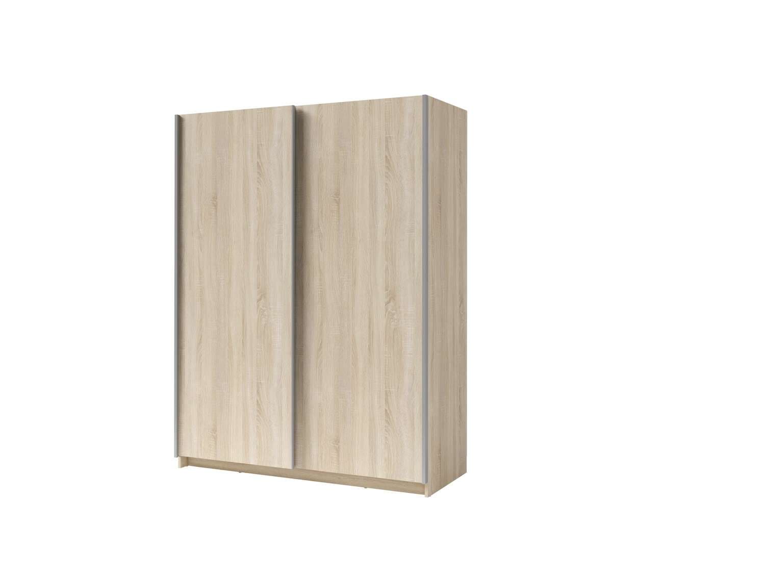 Home affaire Kleiderschrank »GRETCHEN Schiebetürenschrank mit 5 Fächer und Kleiderstange« Garderobe mit 2 Schwebetüren, Maße B/T/H: 150,6/2/198,5 cm