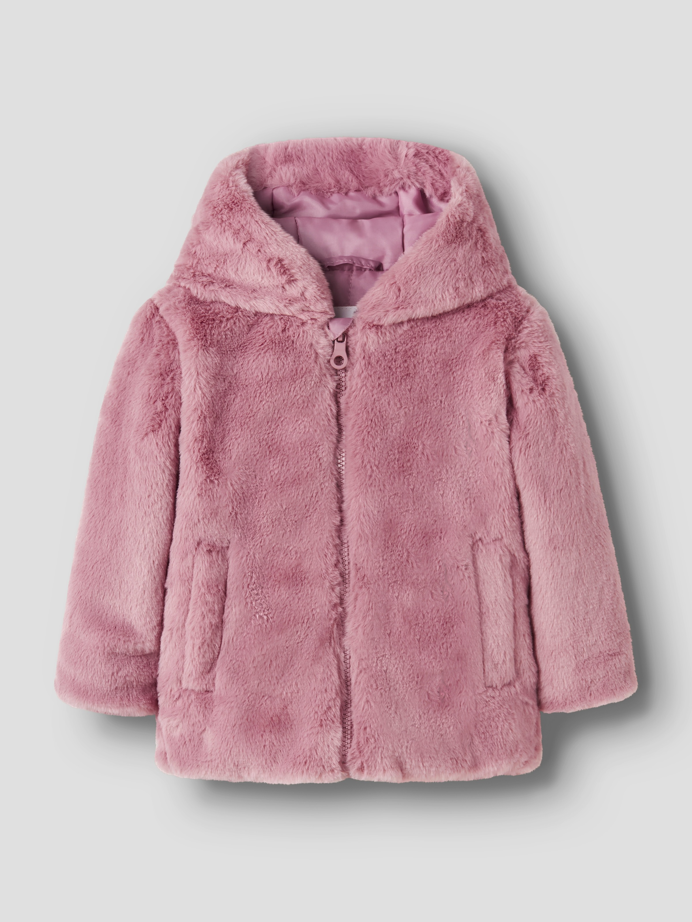 Name It Fleecejacke »NMFMILA JACKET W HOOD PB«, mit Kapuze