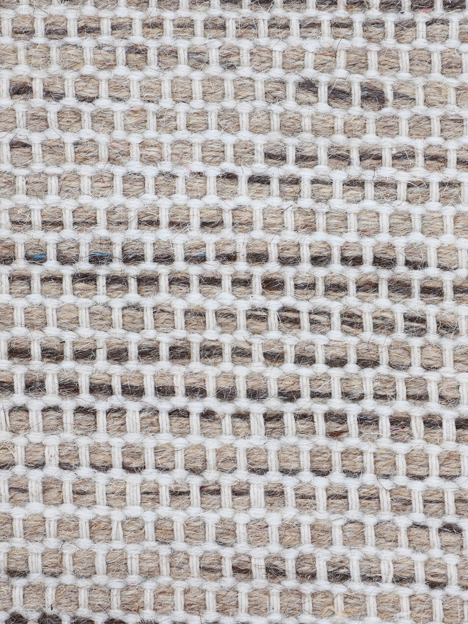 carpetfine Wollteppich »Mona,  auch als Läufer«, rechteckig, 5 mm Höhe, 80% Wolle, Wendeteppich aus Wolle/Baumwolle, Wohnzimmer