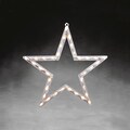 KONSTSMIDE LED Stern »Fenstersilhouette Stern«, 1 St., Warmweiß, 35 warm weiße Dioden