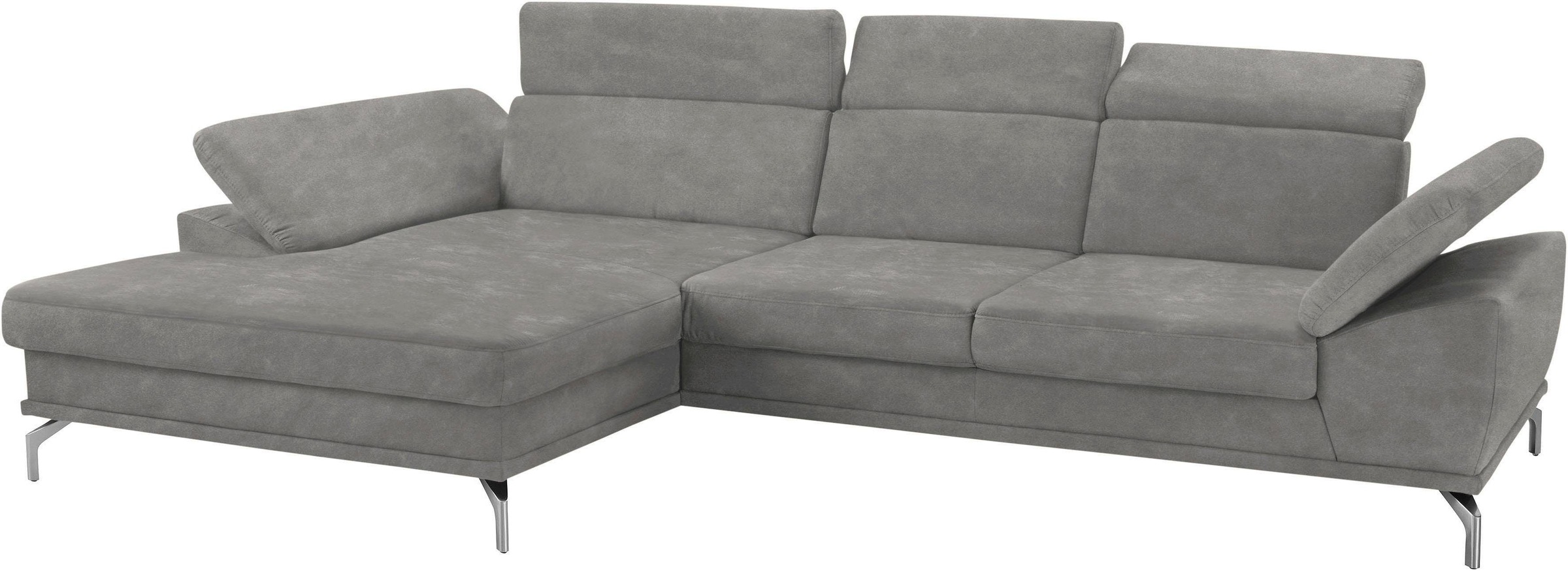 sit&more Ecksofa »Scorpio L-Form«, inklusive Sitztiefenverstellung, wahlweise mit Kopfverstellung