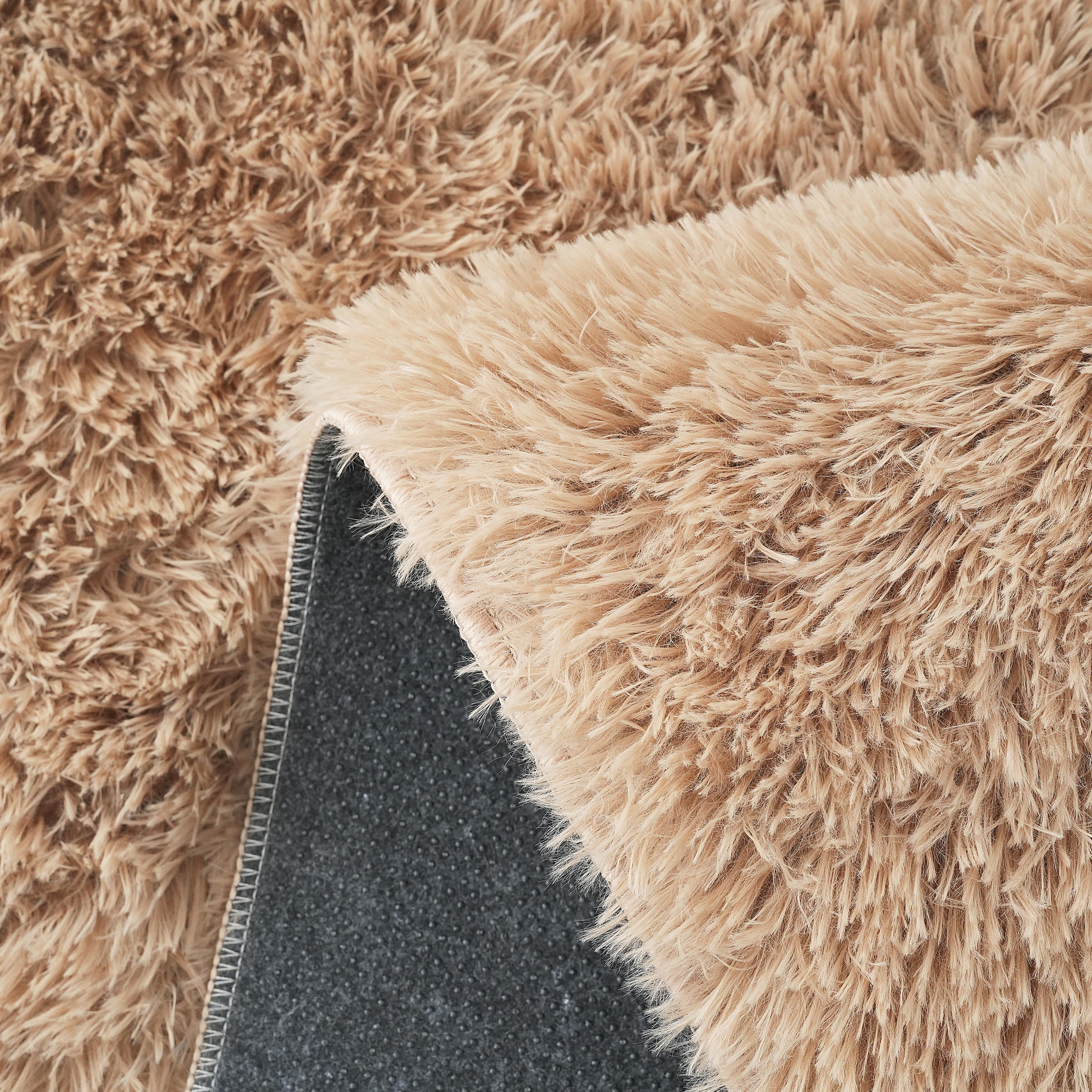 my home Hochflor-Teppich »Leava, besonders weich und kuschelig, leichter Glanz«, rechteckig, 37 mm Höhe, uni, Mikrofaser Teppiche, Wohnzimmer, Schlafzimmer, Esszimmer