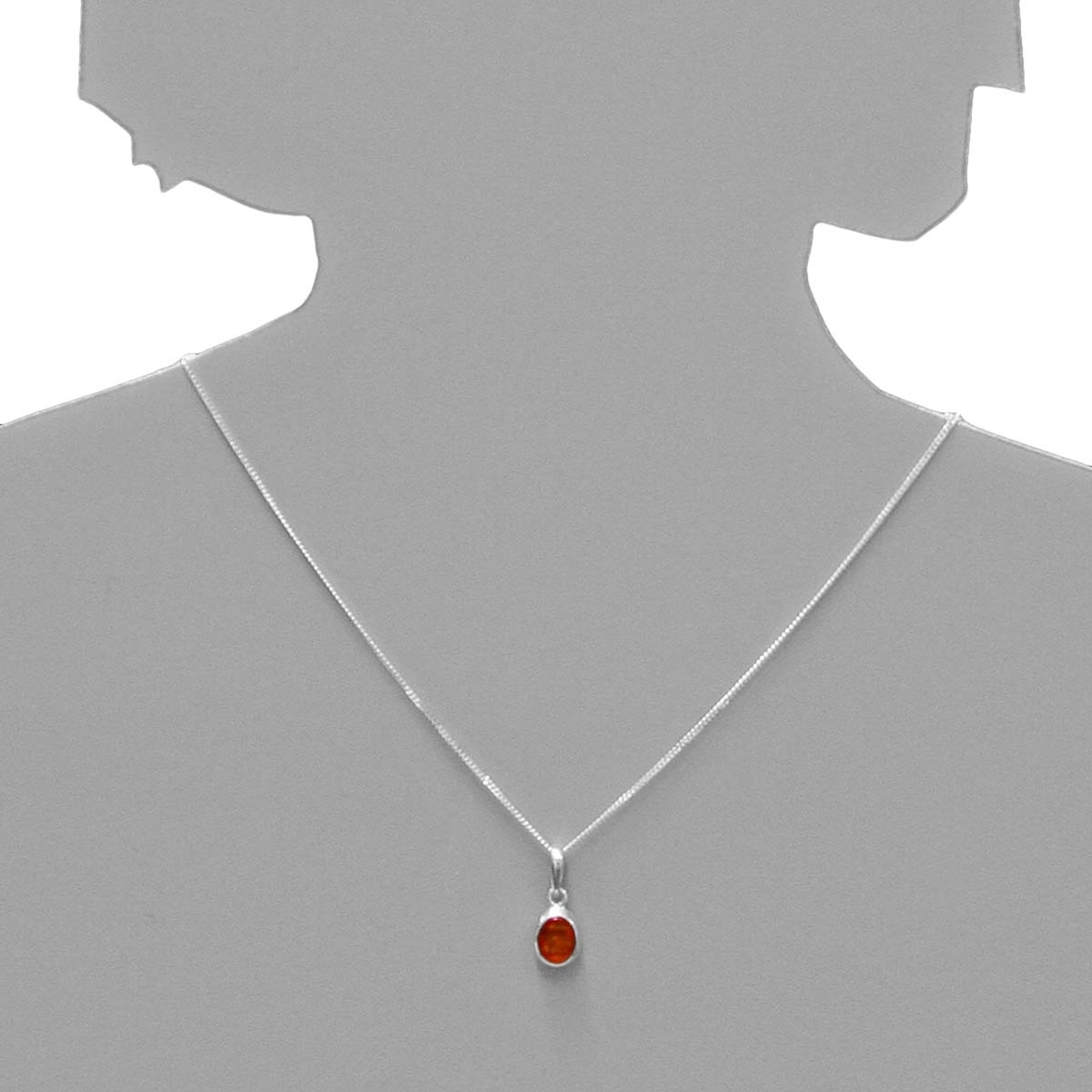 OSTSEE-SCHMUCK Kette und Anhänger Set »- Olivia - Silber 925/000 - Bernstein«
