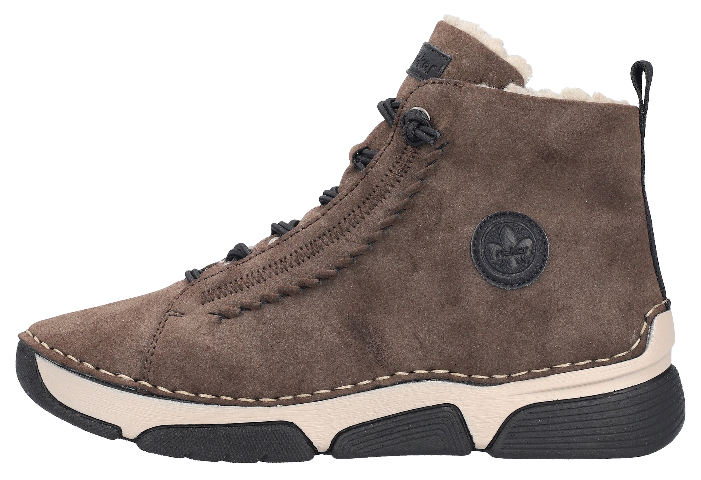 Rieker Winterboots  , Winterstiefelette, Outdoorboots, Warmfutter, mit Innenreißverschluss