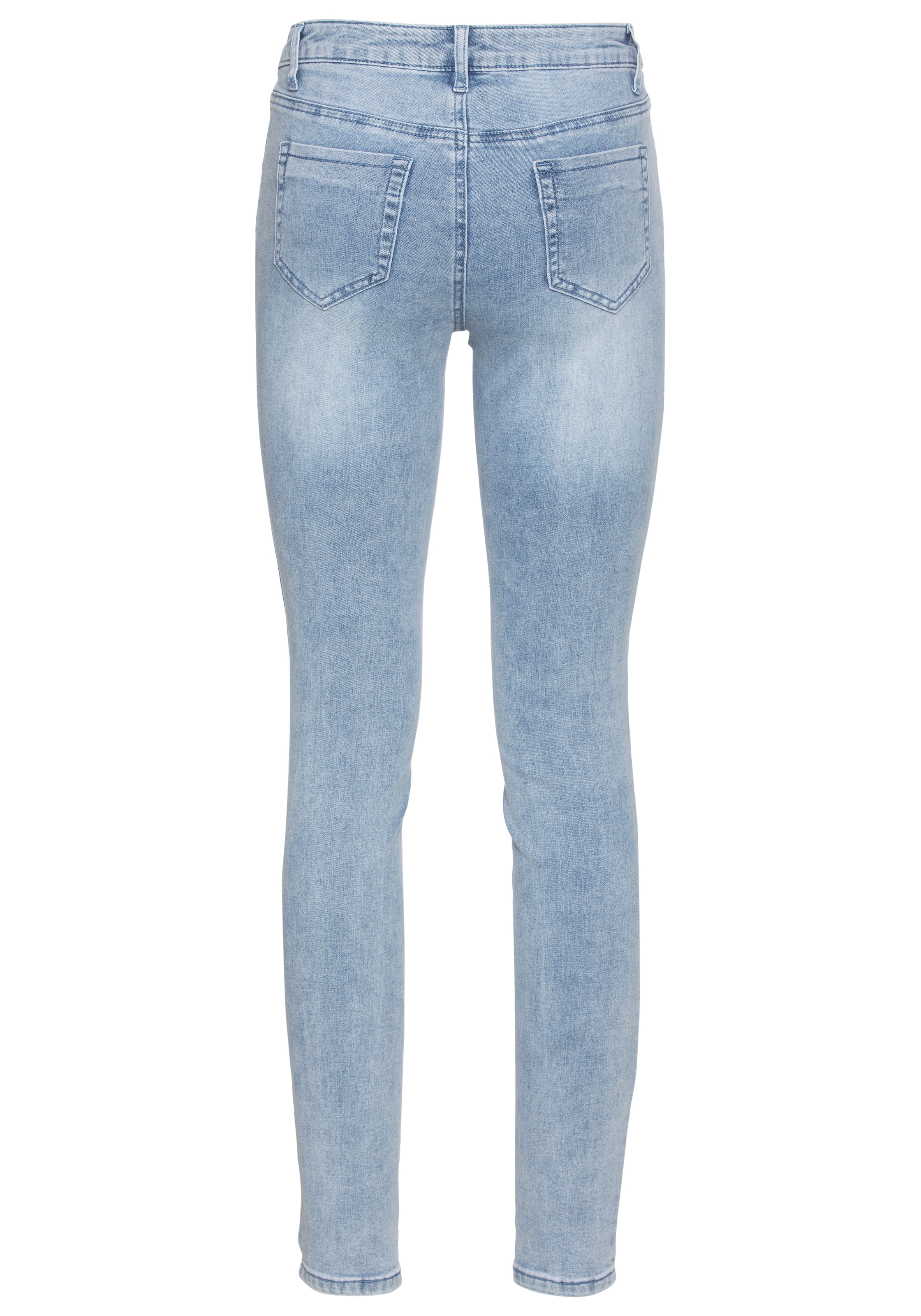 Arizona Skinny-fit-Jeans »Ultra-Stretch«, extra-enger Beinverlauf, normale Leibhöhe, mit Eingrifftaschen