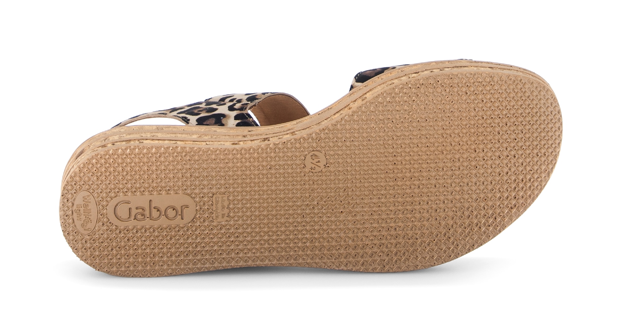 Gabor Keilsandalette  , Riemchensandale, Sommerschuh mit modischer Zierschnalle