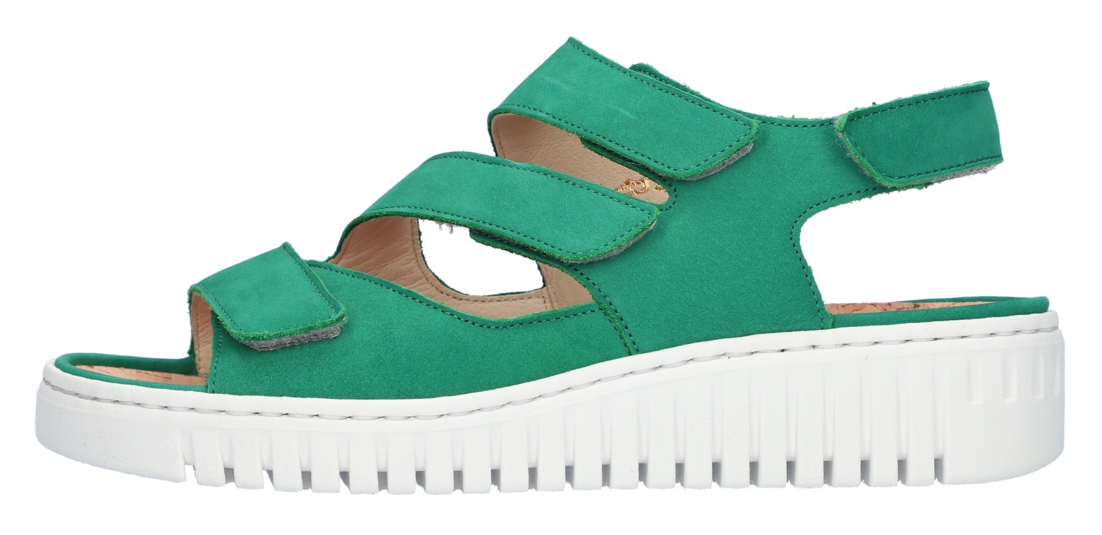 Waldläufer Keilsandalette »H-Willow«, Sommerschuh, Sandale, Keilabsatz, mit Kork-Fußbett, Weite H