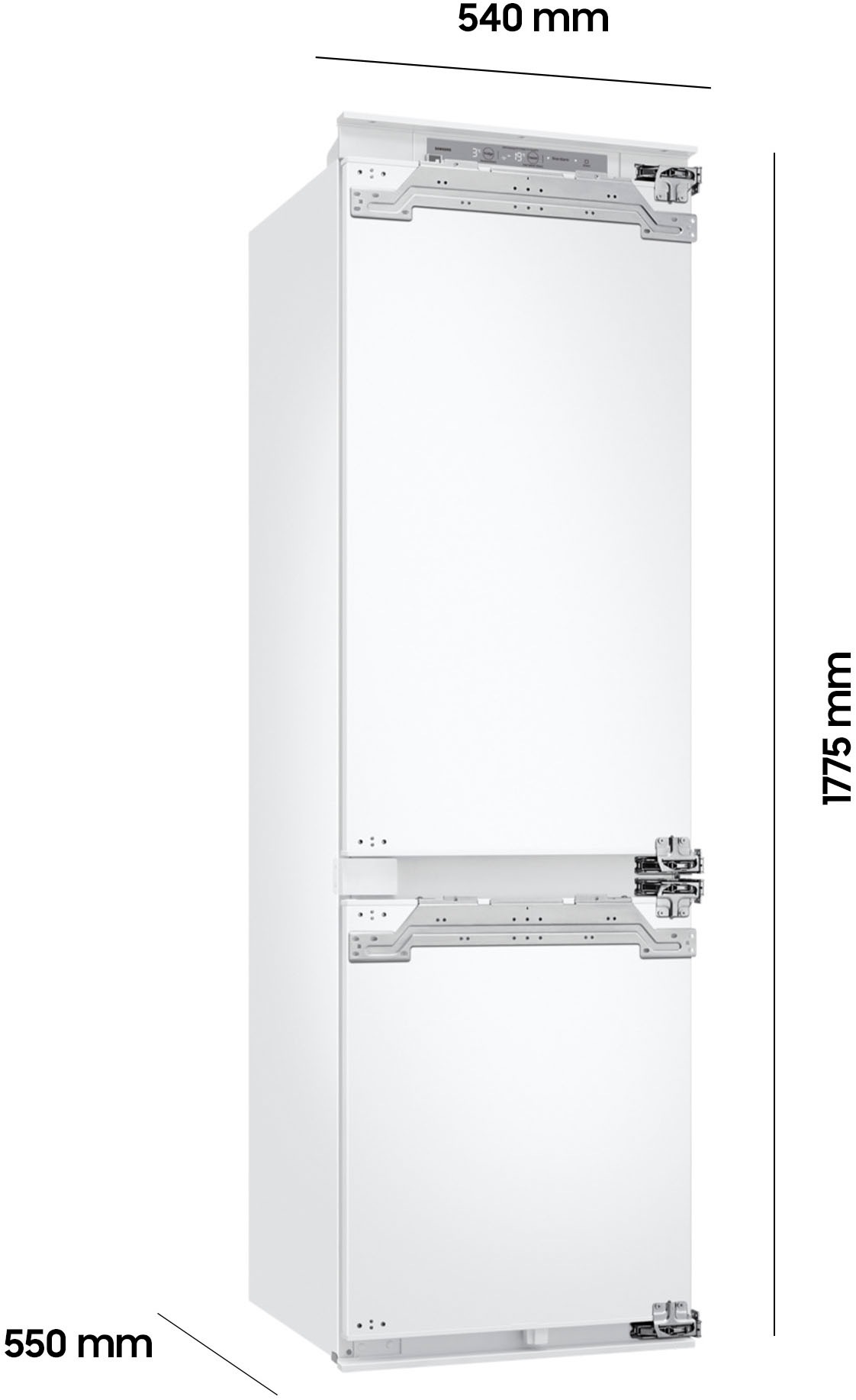 Samsung Einbaukühlgefrierkombination BRB8OF »BRB80F26ACFO«, Optimal Fresh+ - Langanhaltende Frische für Fleisch und Fisch
