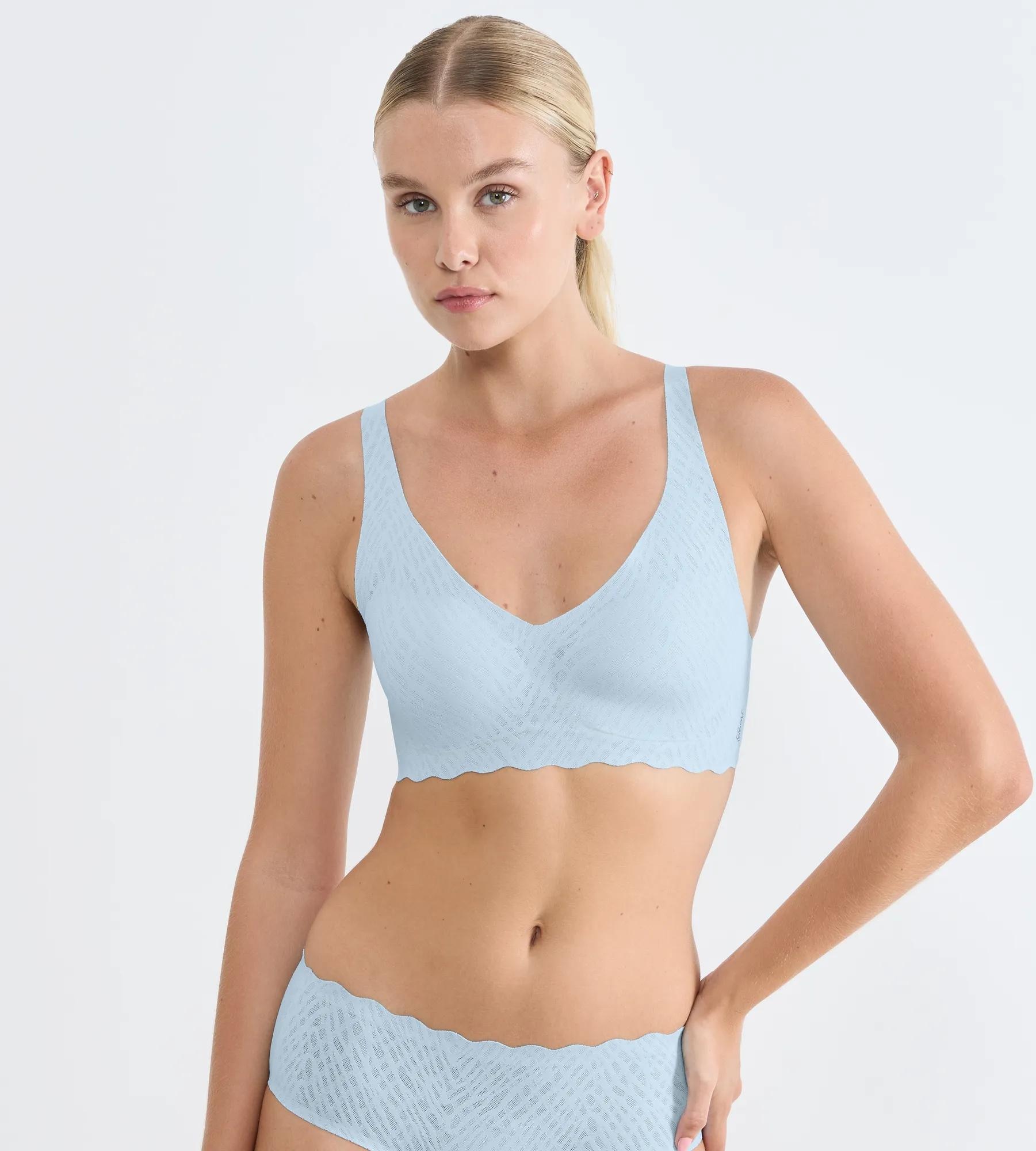 sloggi Bügelloser BH »ZERO Feel Bliss Soft bra« unsichtbar mit Spitzenoptik