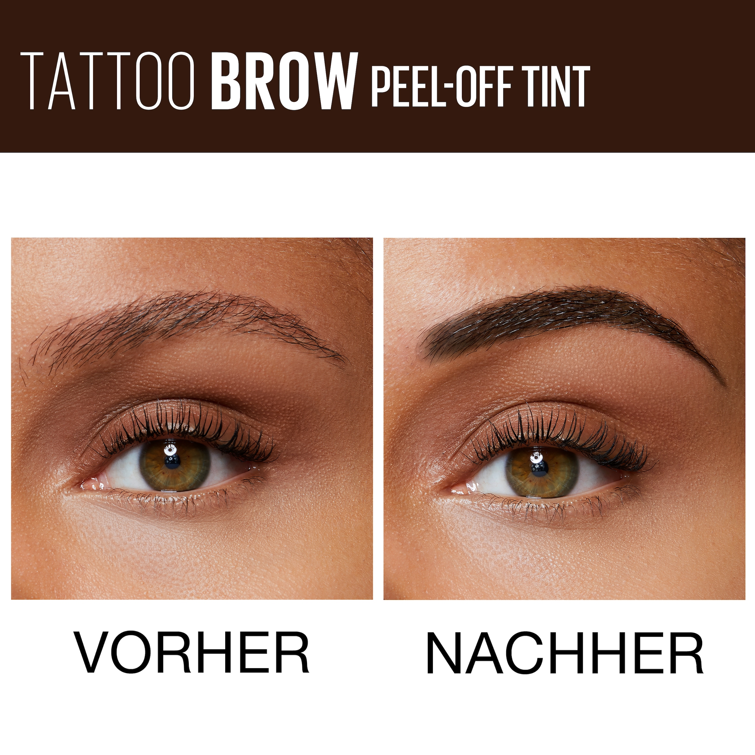 MAYBELLINE NEW YORK Augenbrauen-Gel »Eye Brow Tattoo Gel«, mit innovativer Peel-off-Formel