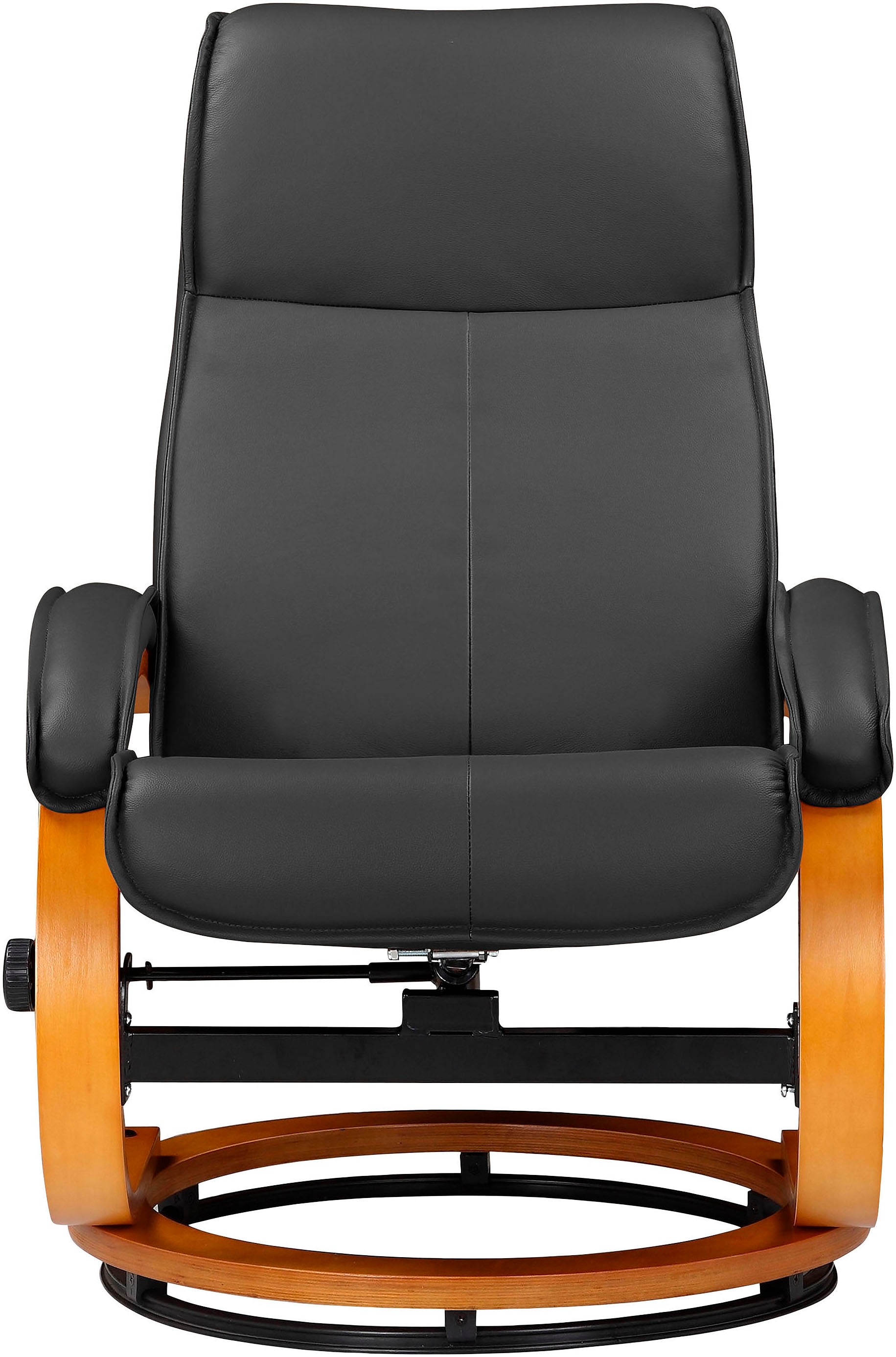 Home affaire Relaxsessel »Paris, TV-Sessel mit Hocker und manueller Liegefunktion«, (Set, 2 St., bestehend aus Sessel und Hocker), Set (Sessel und Hocker), Dreh- und Kippfunktion, NaturLEDER®