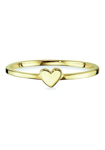 CAÏ Fingerring »925/- Sterling Silber vergoldet Herz«, Ring kaufen