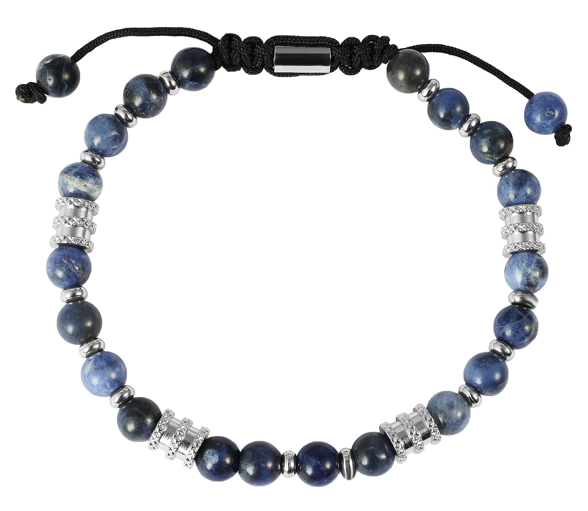 Adelia´s Armband »Herren Armband ¿ Kugelarmband aus Edelstahl mit Tigerauge 19,5 cm«
