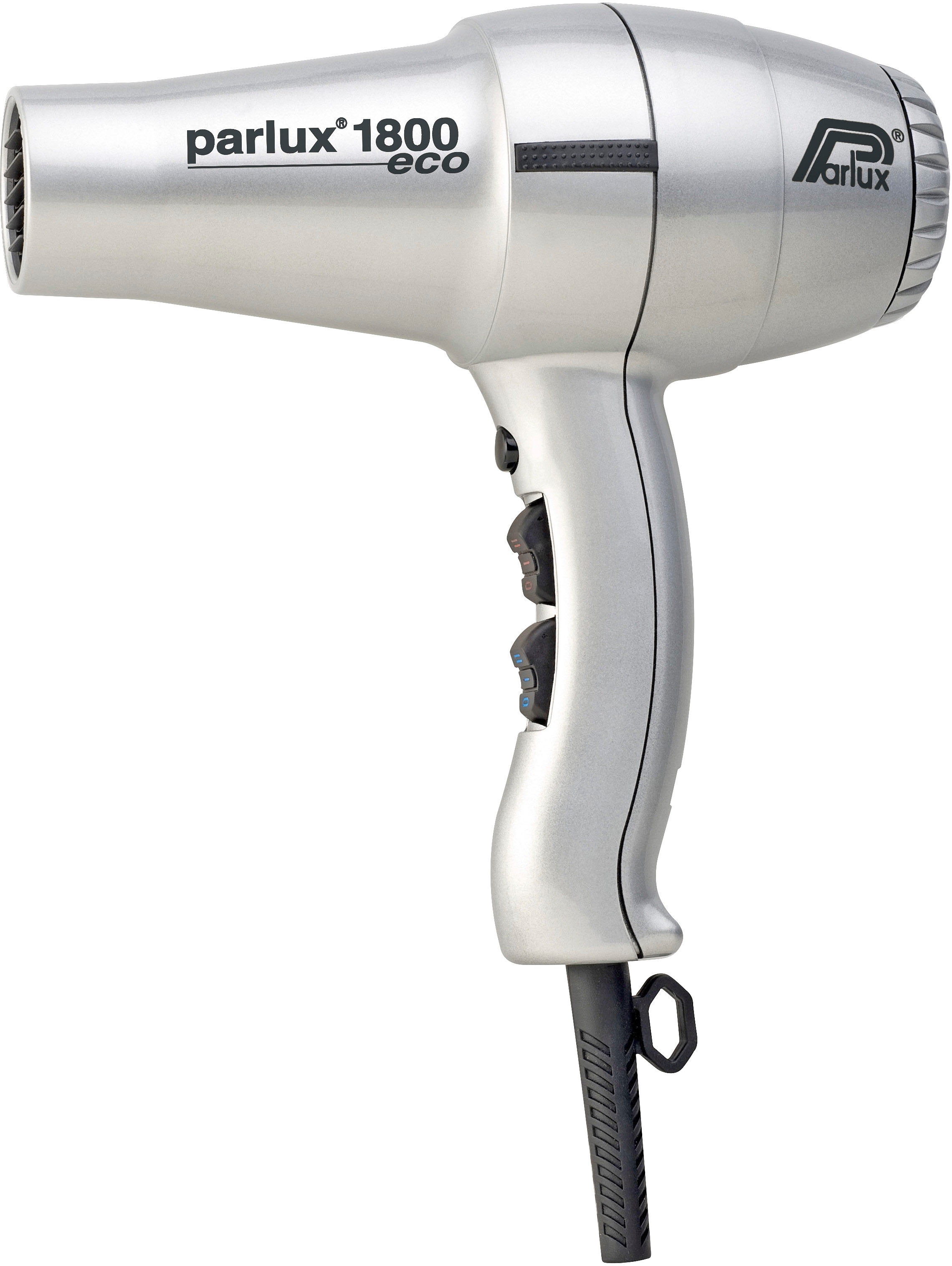 Parlux Haartrockner »1800 Eco« 1.400 W Niedriger Energieverbrauch in silberfarben
