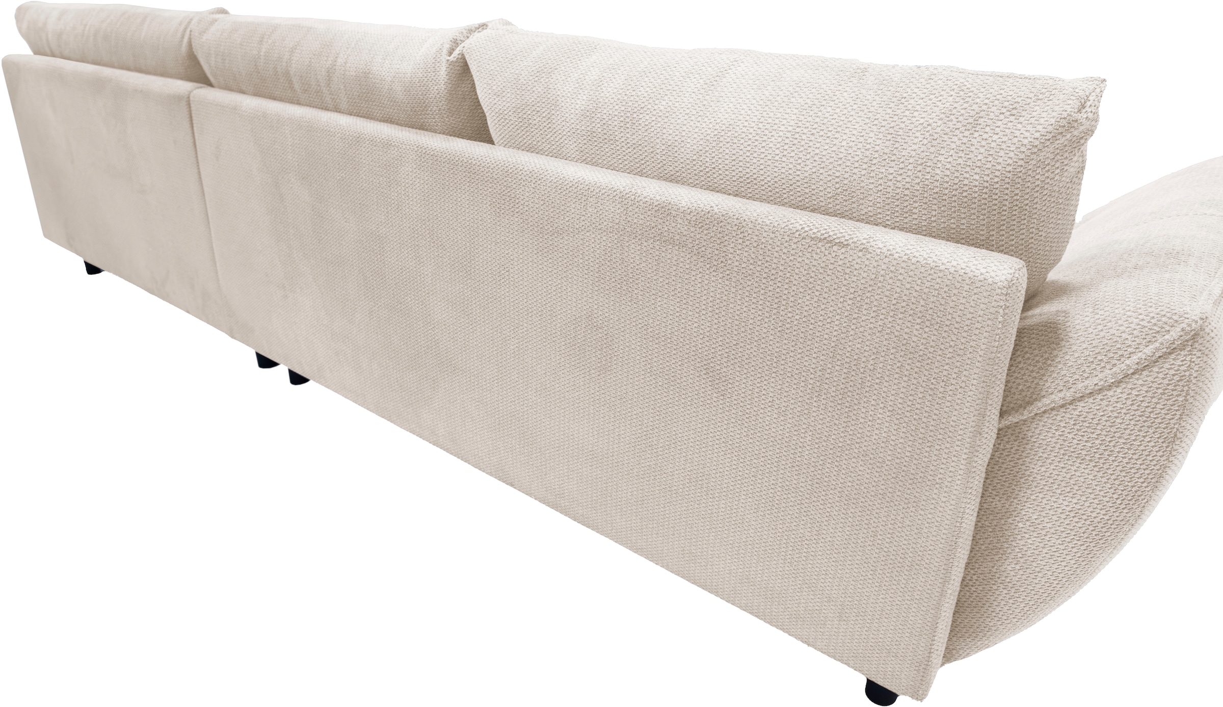 exxpo - sofa fashion Ecksofa »Biarritz modern und elegantes Mega Sofa mit tollem Sitzkomfort, L-Form«, XXL– Longchair Ecke in hochwertiger Verarbeitung, Stellmaße 324x203cm