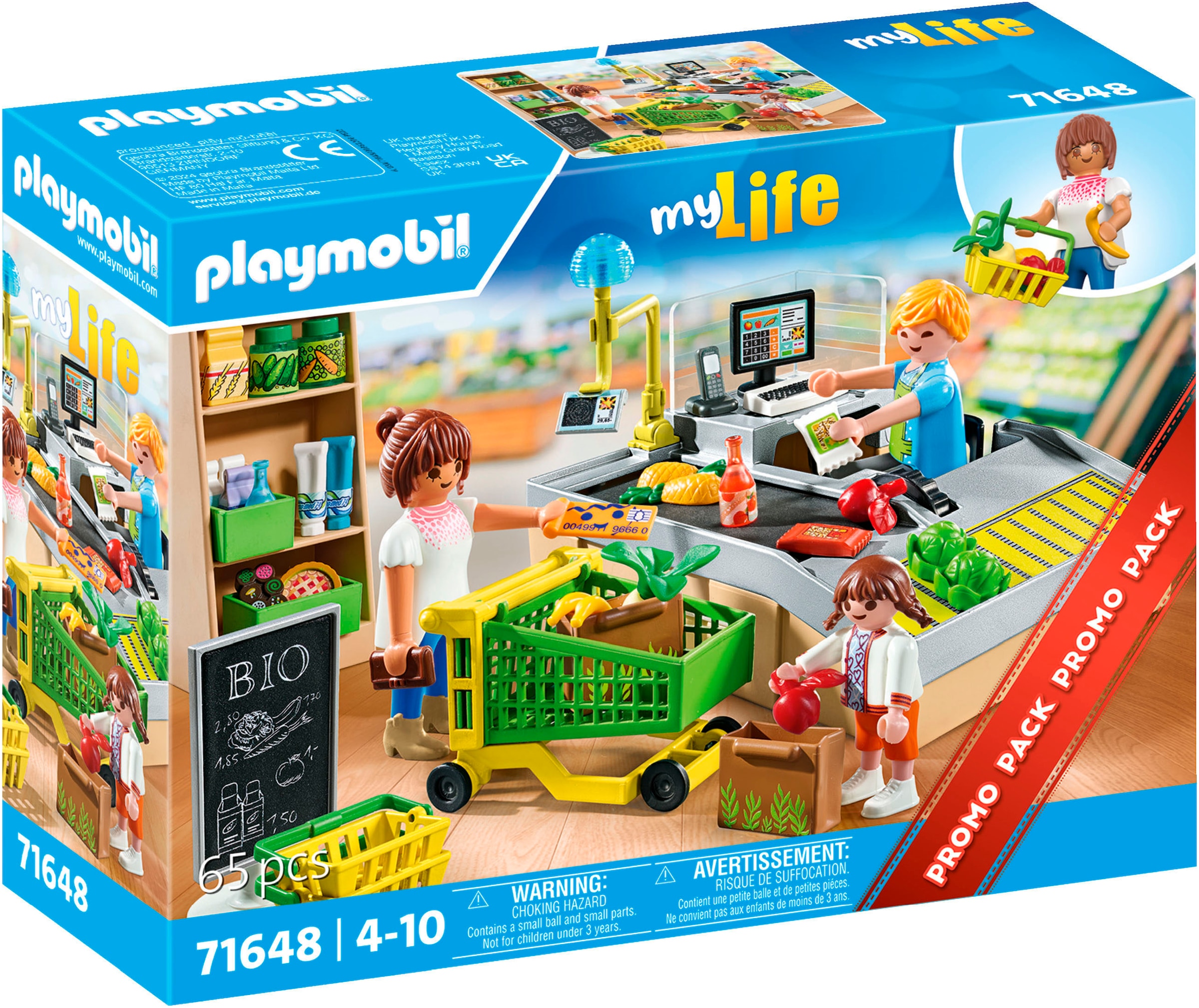 Konstruktions-Spielset »Bio-Supermarkt (71648), My Life«, (65 St.), Made in Europe