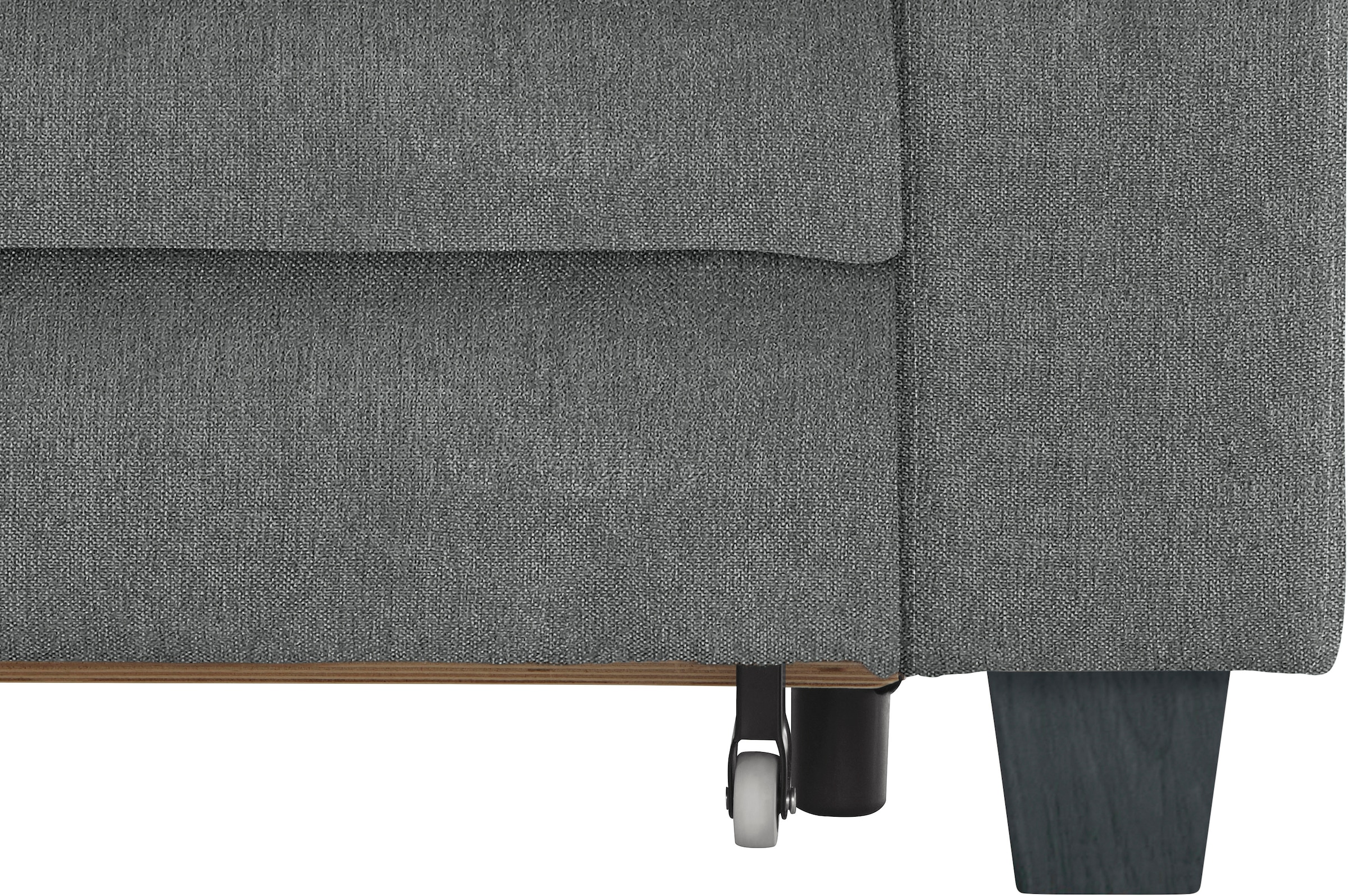 TRENDMANUFAKTUR Ecksofa »Chamber, zeitlos & elegant, bequem, L-Form« inklusive einer Kopfstütze, wahlweise Schlaffunktion, B/T 203/245cm