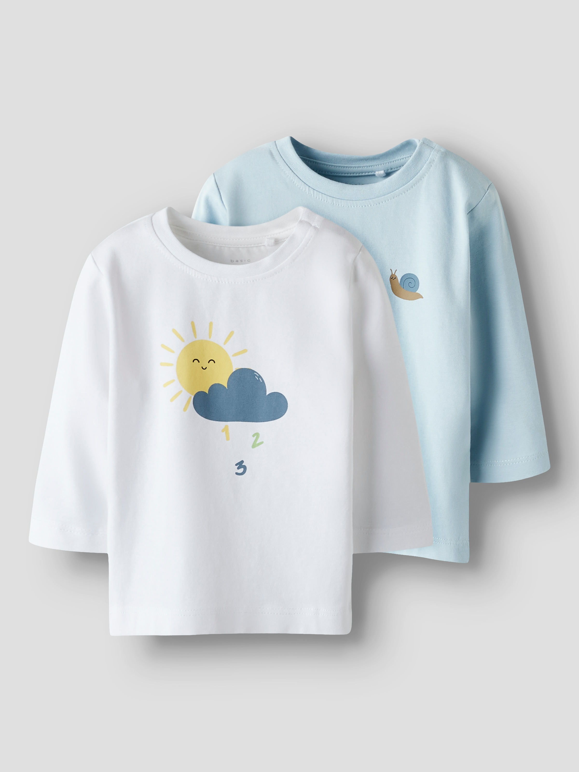 Name It Langarmshirt »NBMVACION 2P LS TOP BOX«, (Set, 2 tlg.)