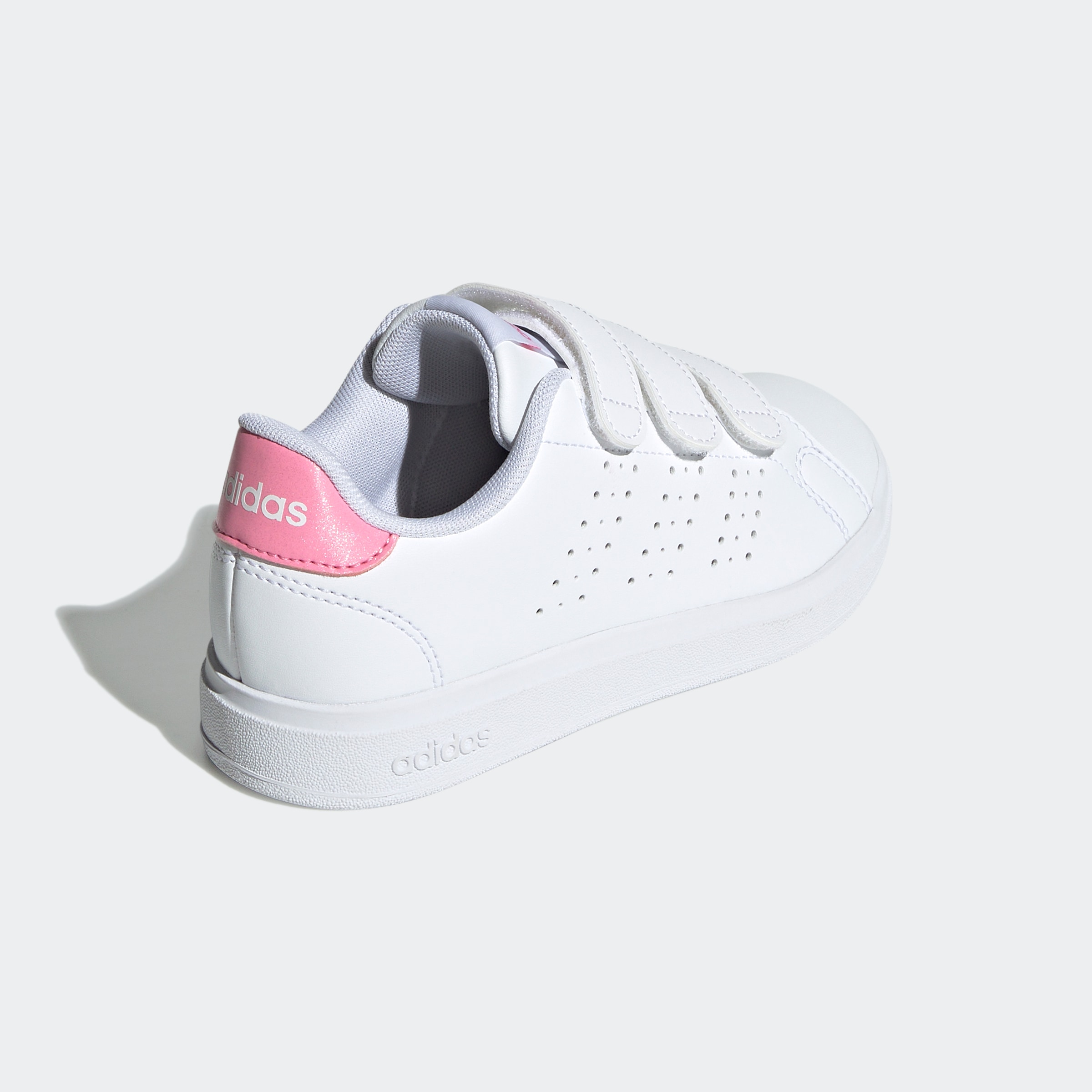 adidas Sportswear Klettschuh »ADVANTAGE BASE 2.0 KIDS«, Design auf den Spuren des adidas Stan Smith