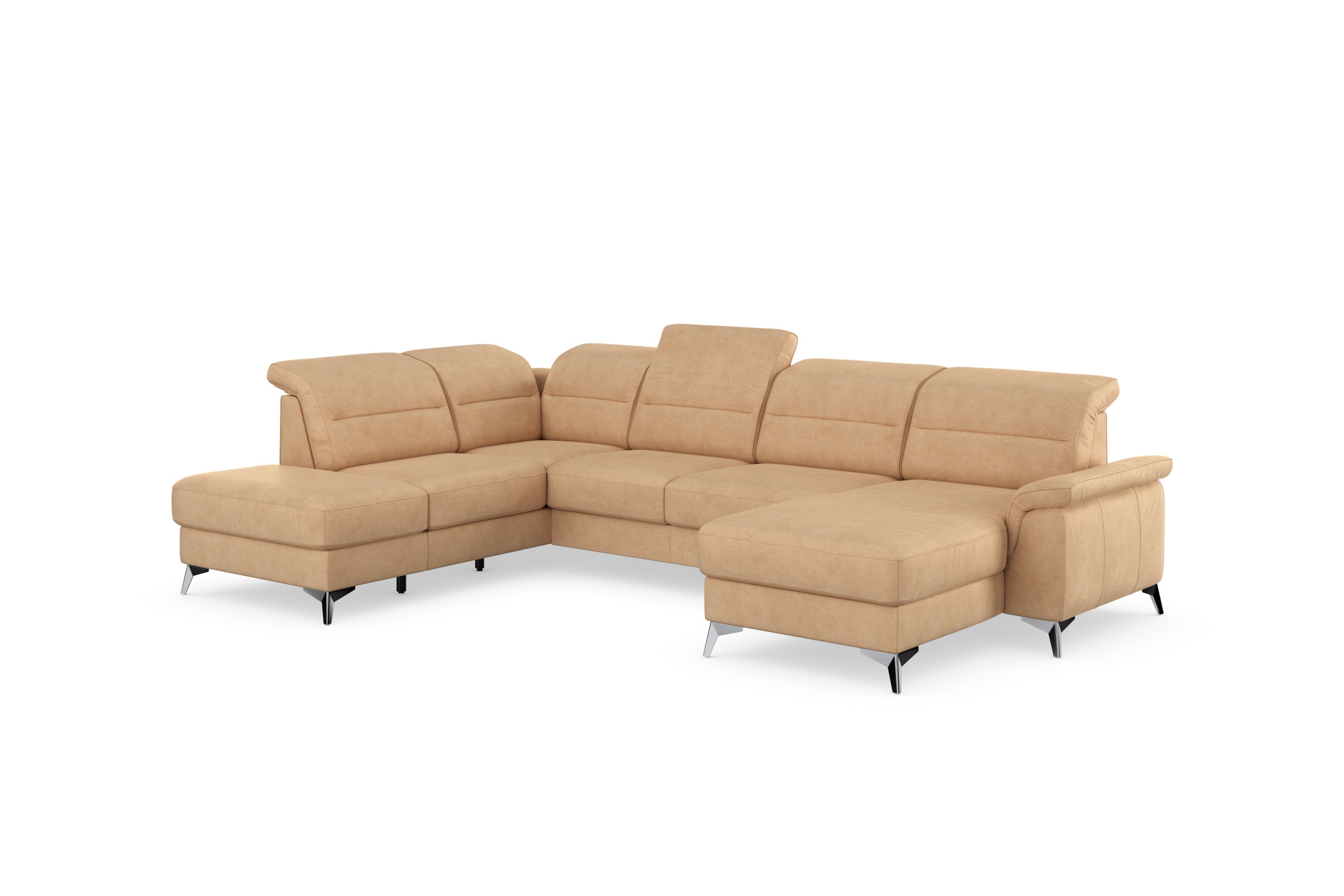 sit&more Wohnlandschaft »Sinatra U-Form«, optional mit Kopfteilverstellung und Armteilfunktion etc.