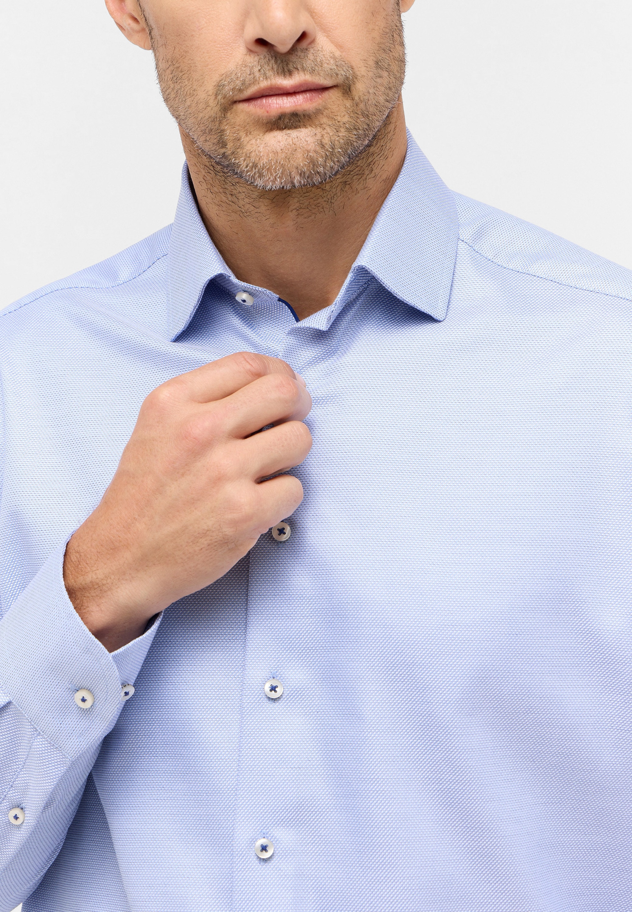 Eterna Langarmhemd »COMFORT FIT«, NON IRON (bügelfrei)