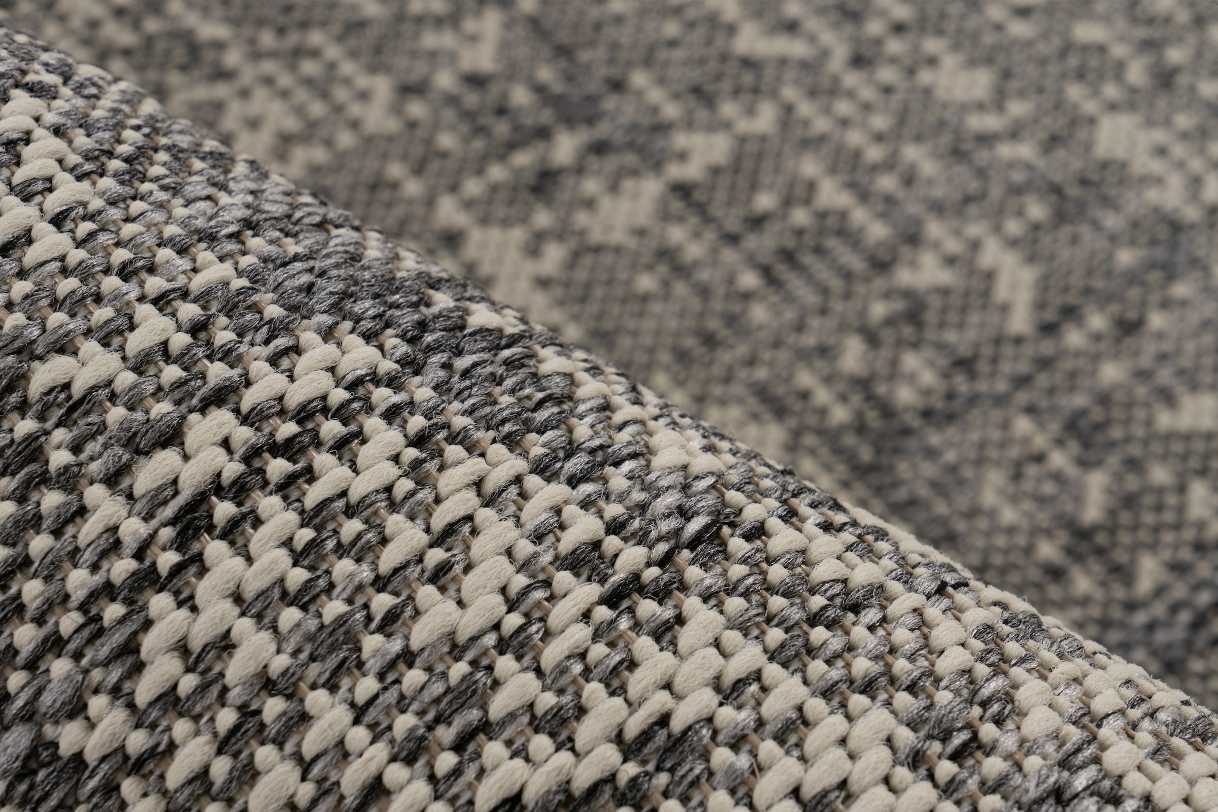 Kayoom Teppich »Nibru 625« rechteckig 5 mm Höhe Flachgewebe, In- und Outdoor geeignet, schnell trocknend