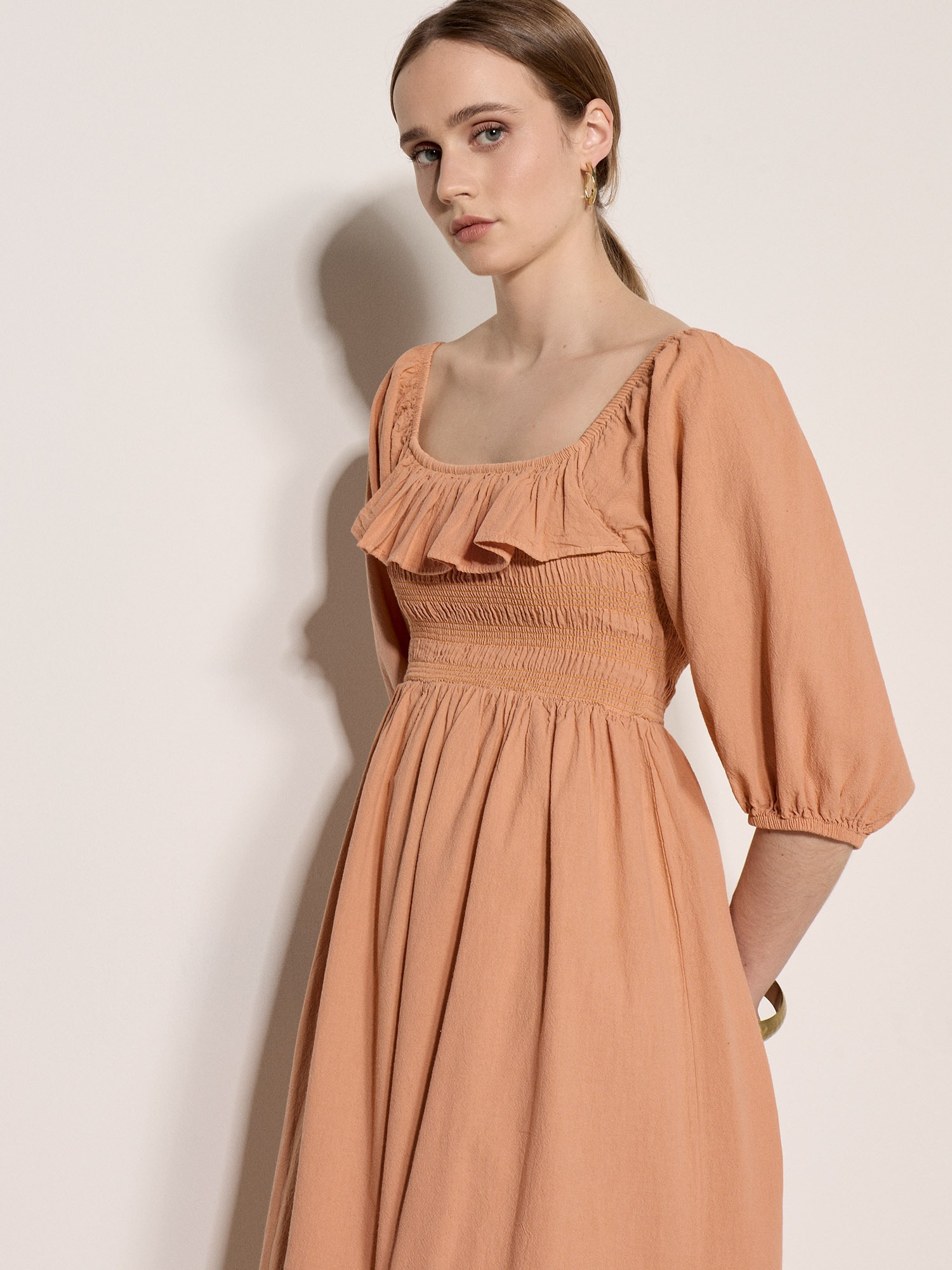 Apricot Midikleid »Midikleid« Gerafft