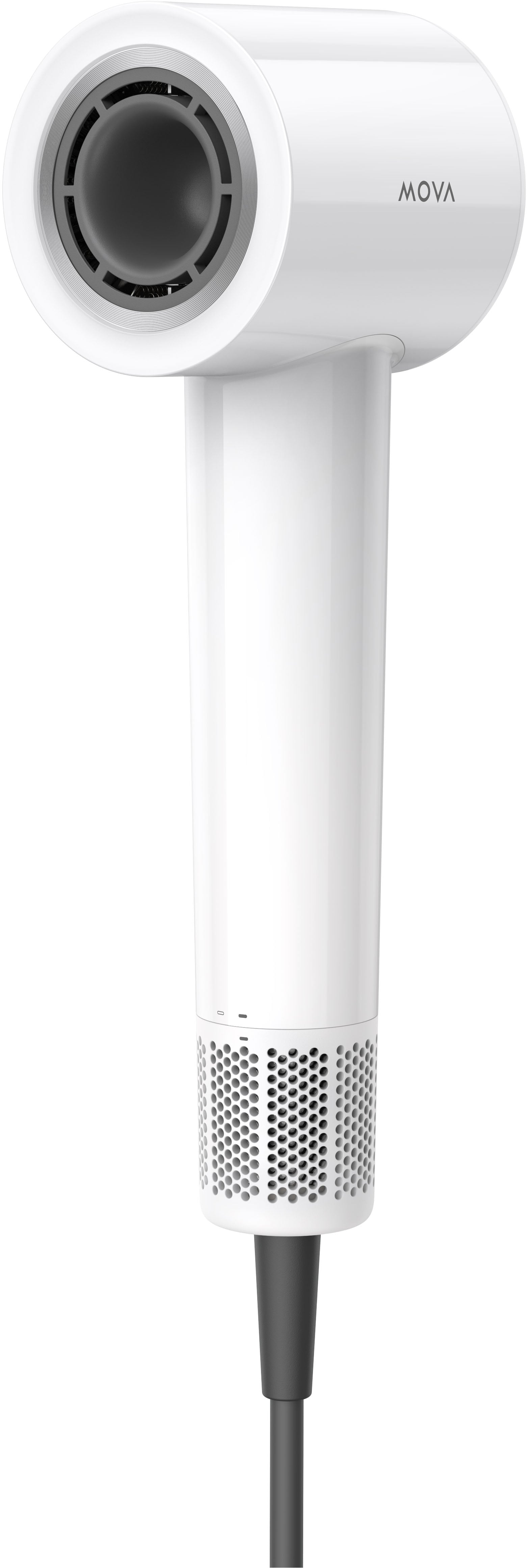Mova Haartrockner »Turbo High-Speed Hair Dryer« 1.600 W 0 Aufsätze 200 Mio. negative Ionen, leiser Betrieb (59 dB), nur 330 g Gewicht in weiß