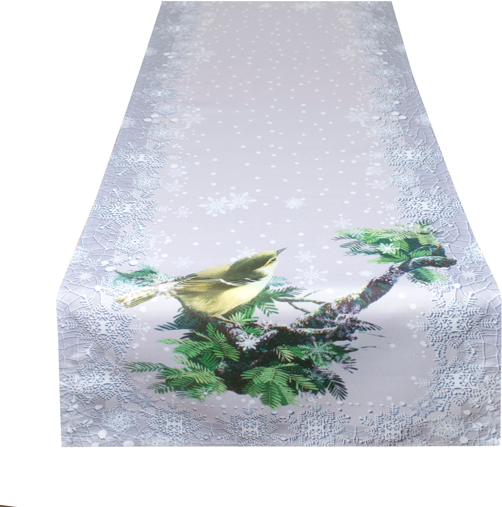Delindo Lifestyle Tischläufer »Wintervogel«, gedrucktes Stoff OTTO Design, bei blickdichter