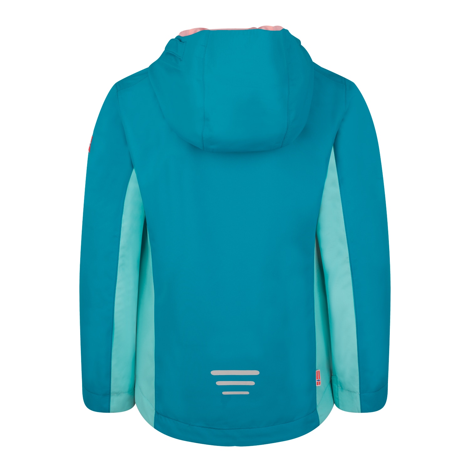 TROLLKIDS Regenjacke »Kids Telemark Jacket« mit angeschnittener, verstellbarer Kapuze, wasserdicht, winddicht