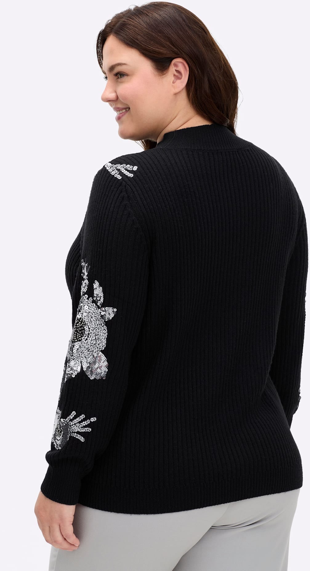 sheego by Joe Browns Stehkragenpullover »Pullover«
