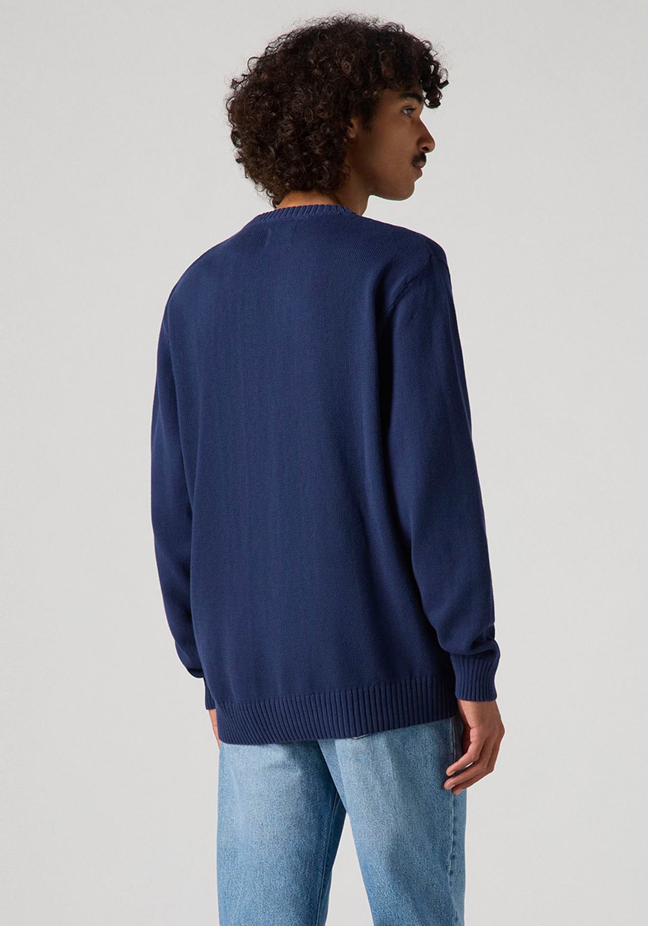Levi's® Strickpullover »CLASSIC HM SWEATER« mit Logostickerei und aus reiner Baumwolle