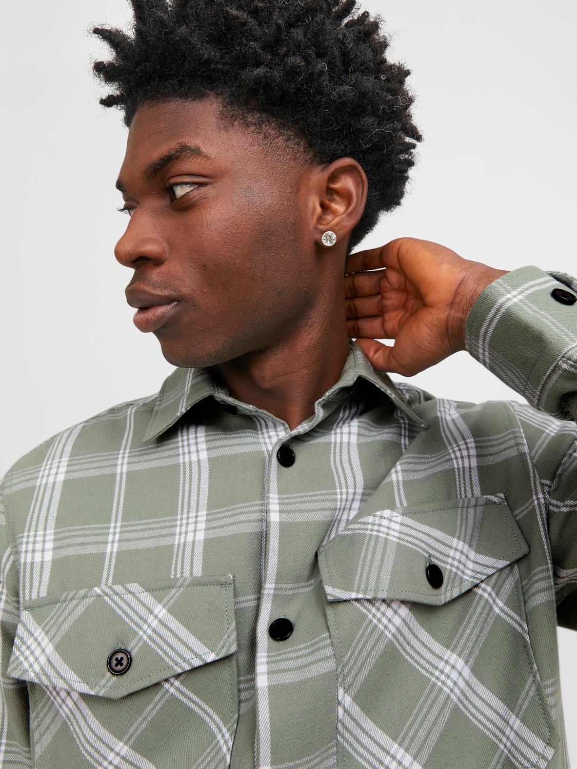Jack & Jones Langarmhemd »JPRCCROY SPRING CHECK OVERSHIRT L/S SN«